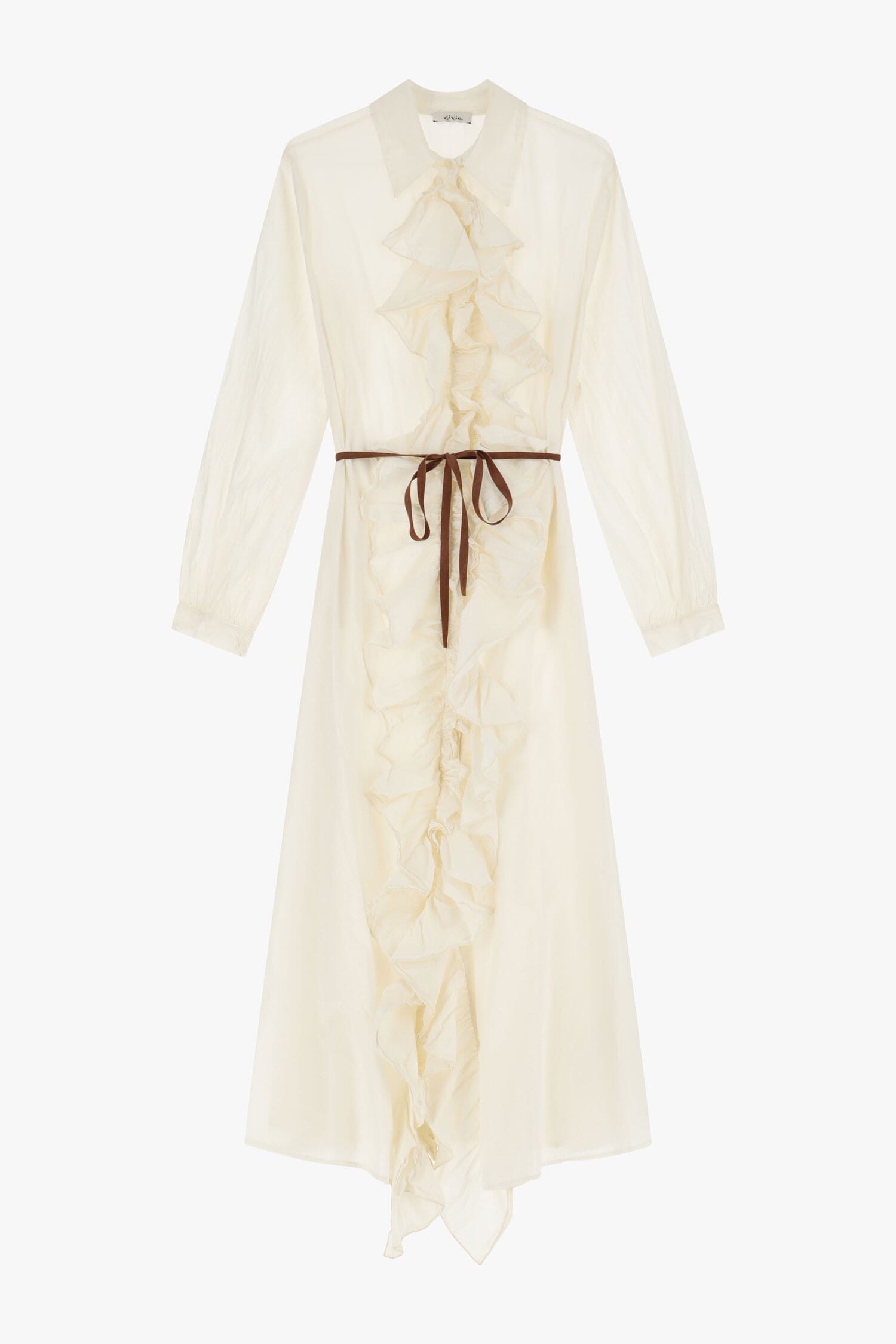 Robe à volants et ceinture fine Dixie