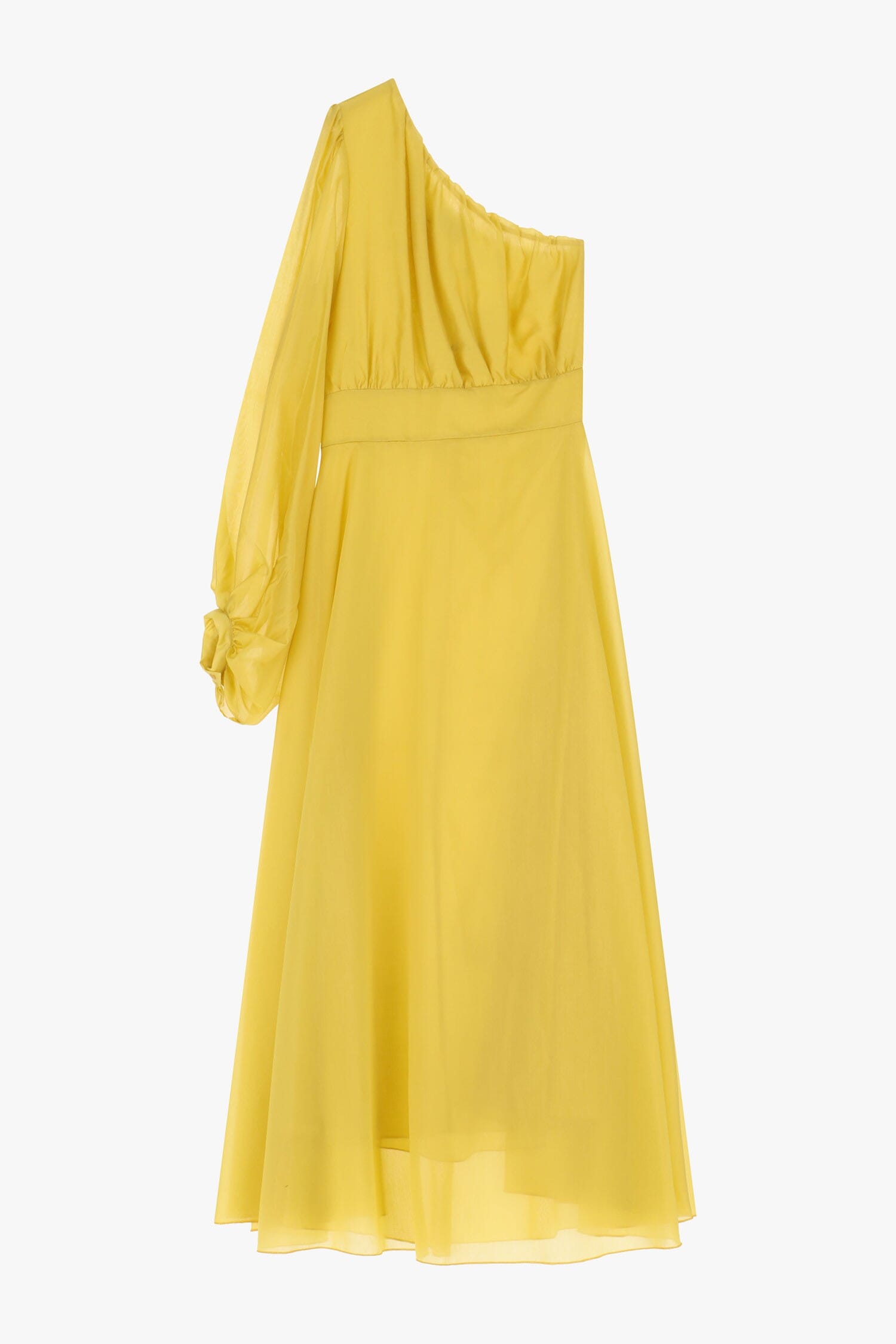 Abito Lungo Con Manica Asimmetrica Dixie