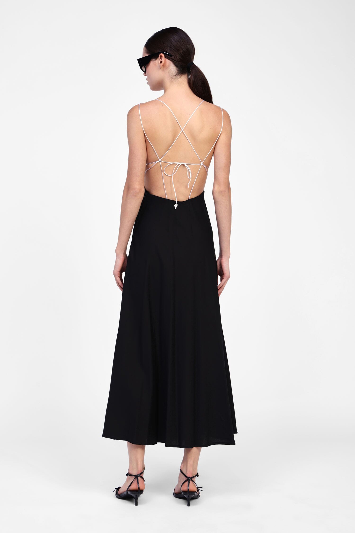 Abito Lungo Con Spalline E Scollo Dixie