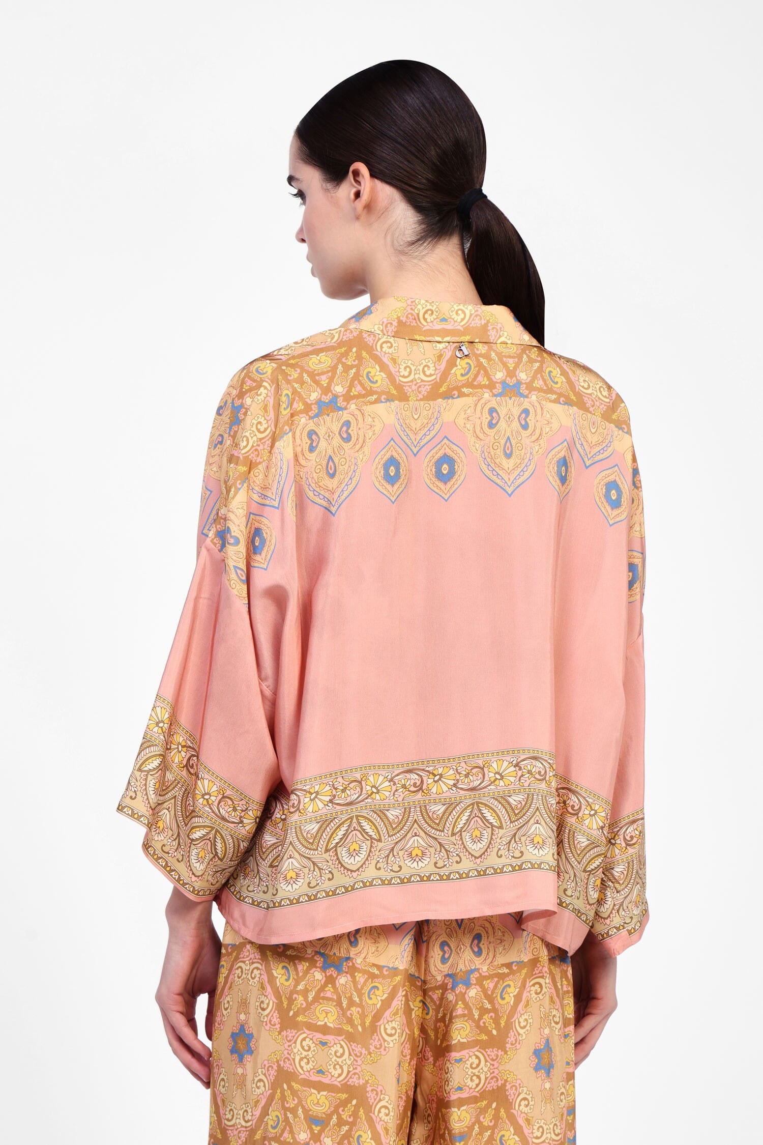 Camicia Stampata Con Maniche 3/4 Dixie