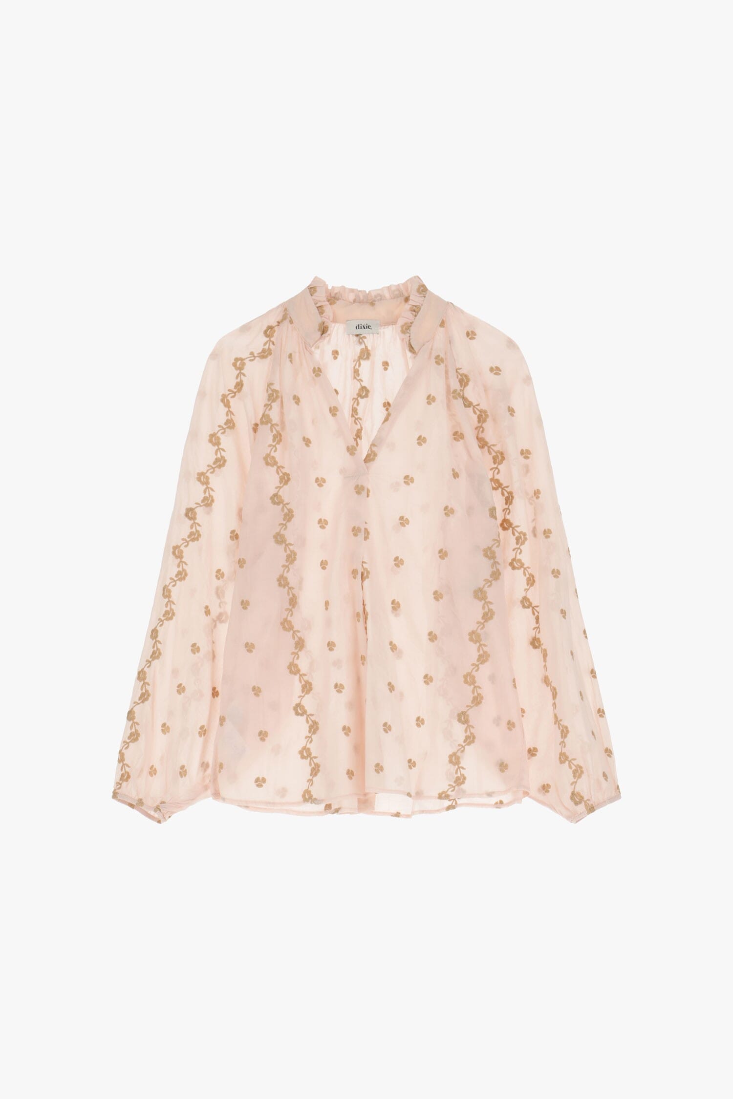 Camicetta Con Ricami Floreali Dixie