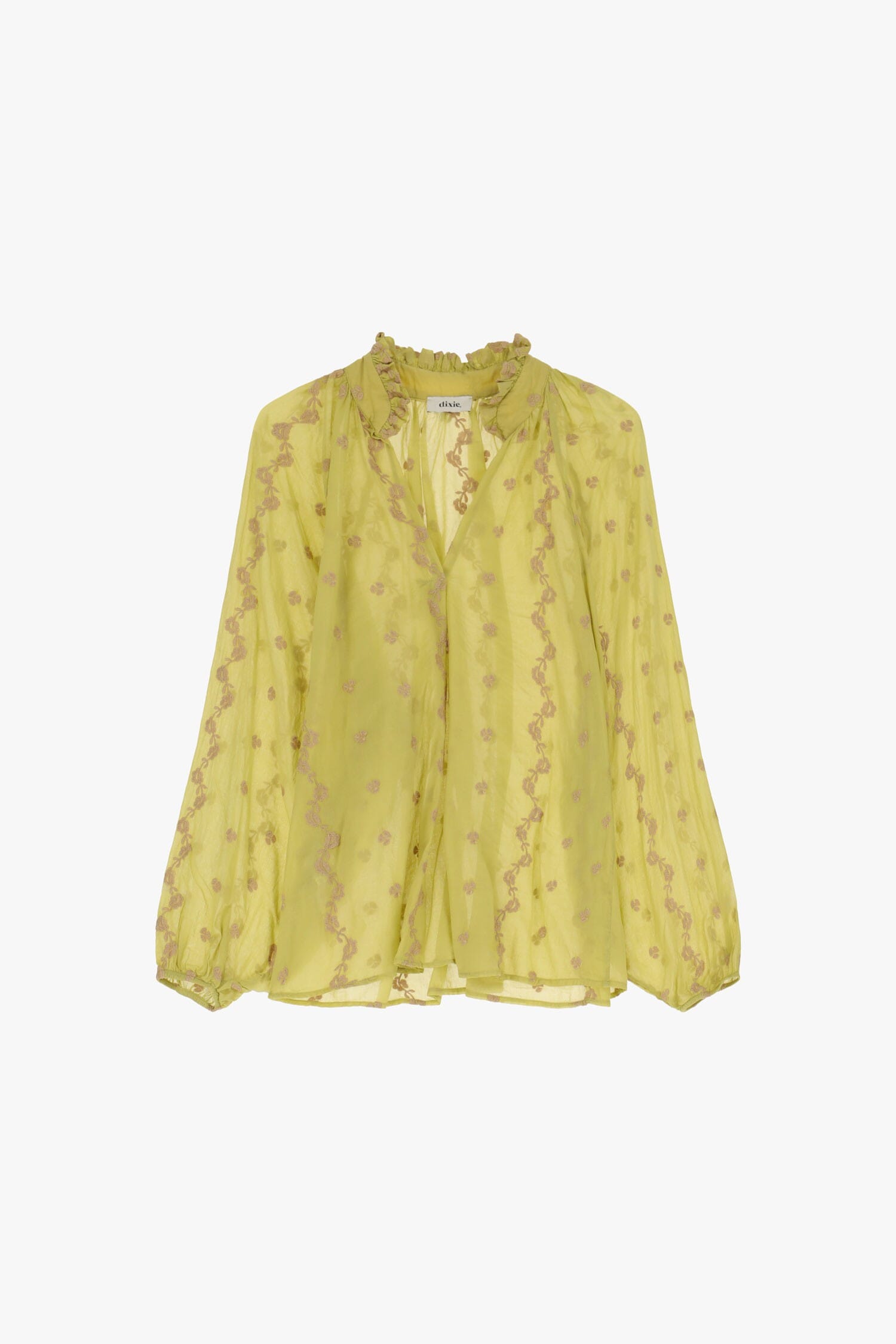 Camicetta Con Ricami Floreali Dixie