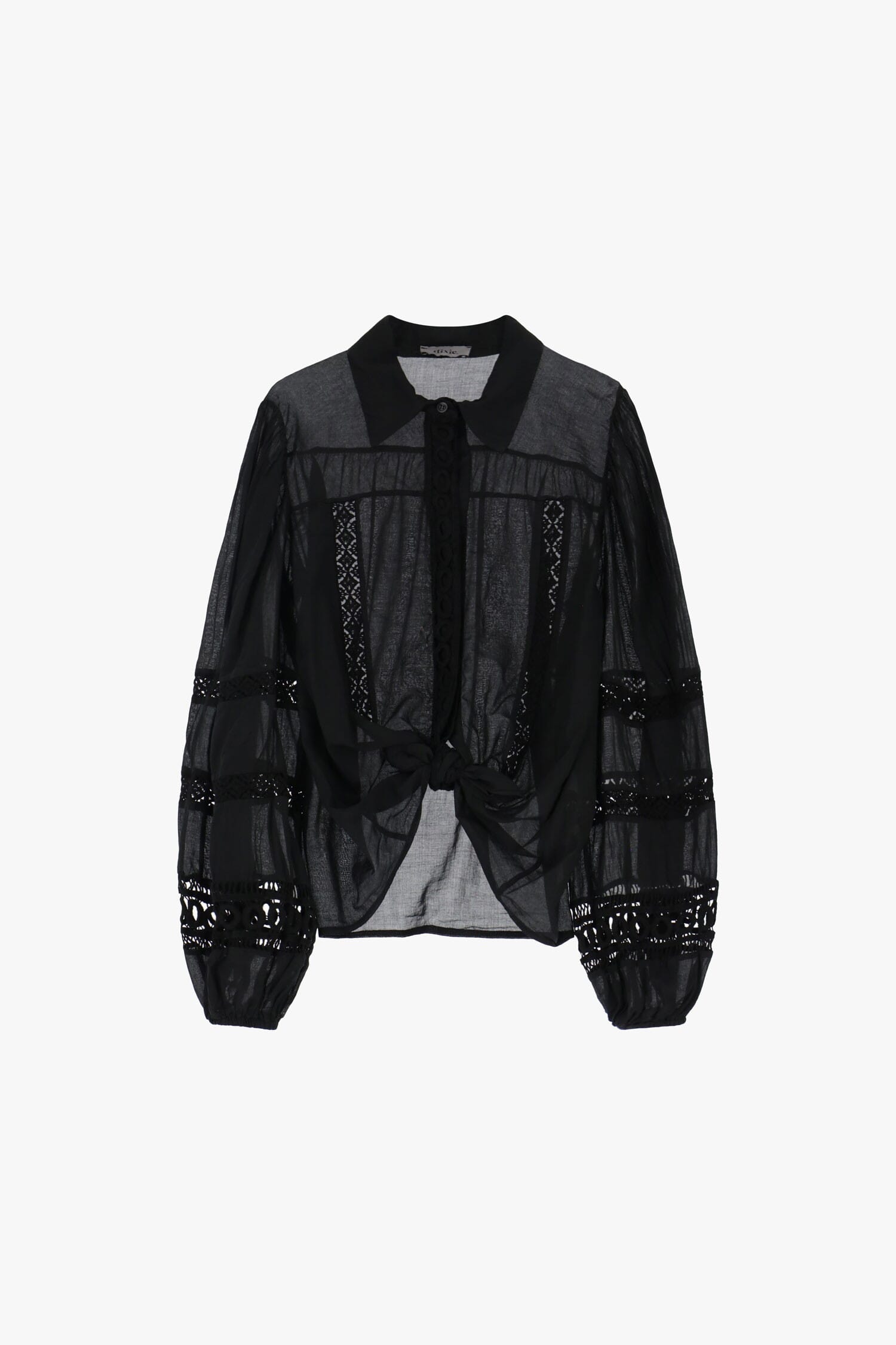 Camicetta Con Pizzo E Nodo Frontale Dixie