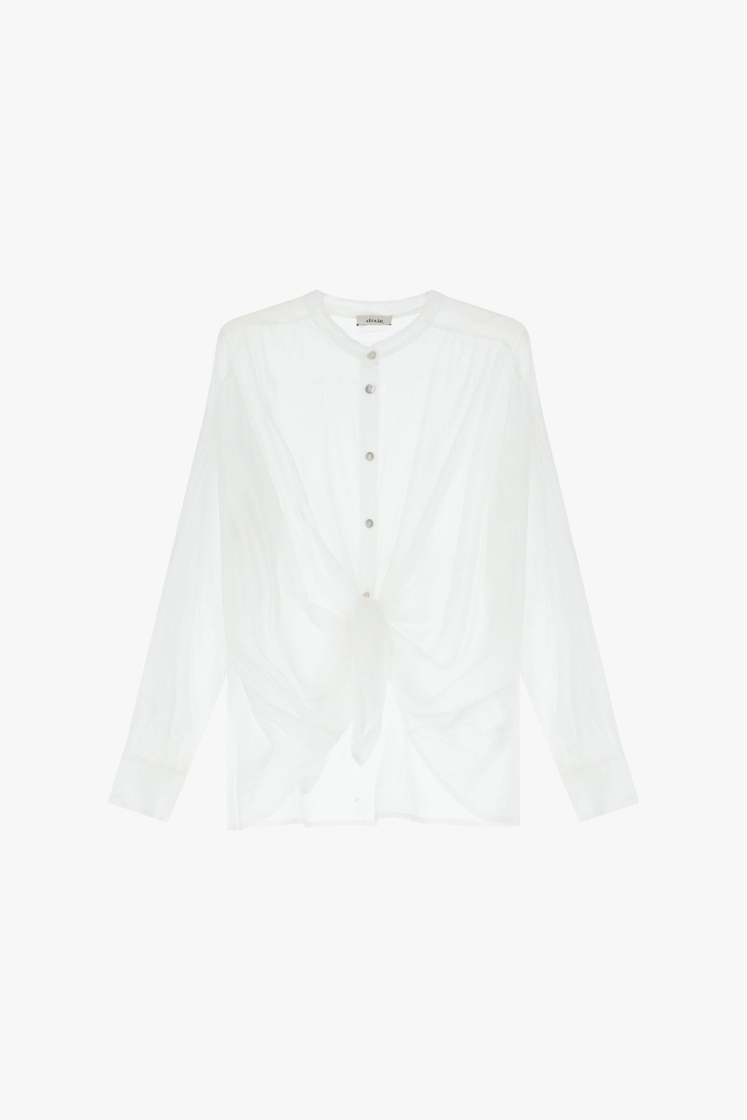 Camicia Con Nodo Frontale E Bottoni Dixie