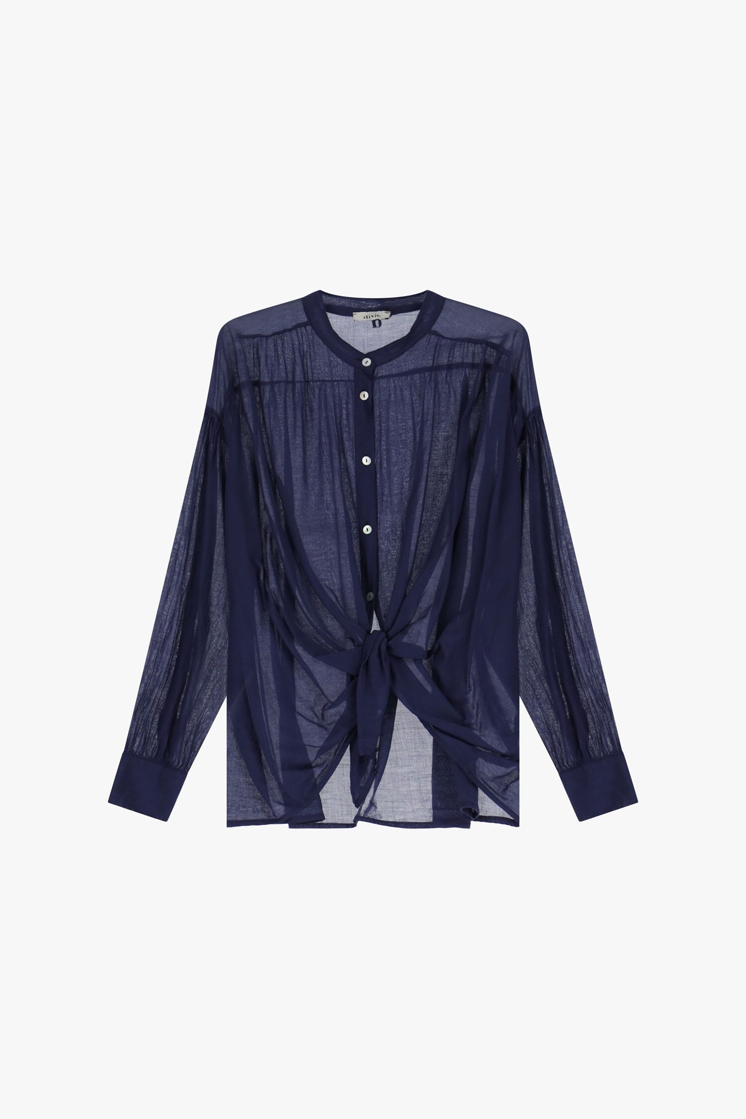 Camicia Con Nodo Frontale E Bottoni Dixie