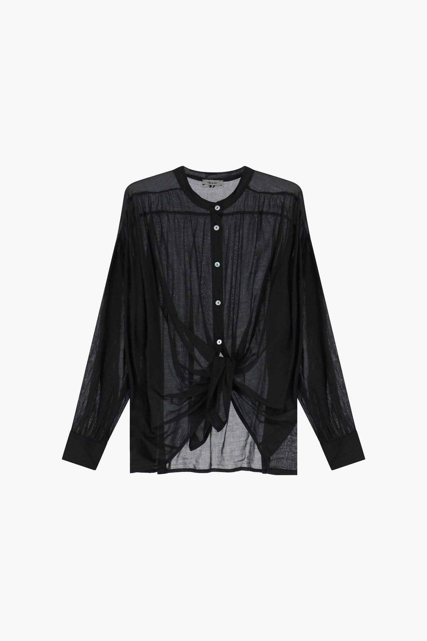 Camicia Con Nodo Frontale E Bottoni Dixie