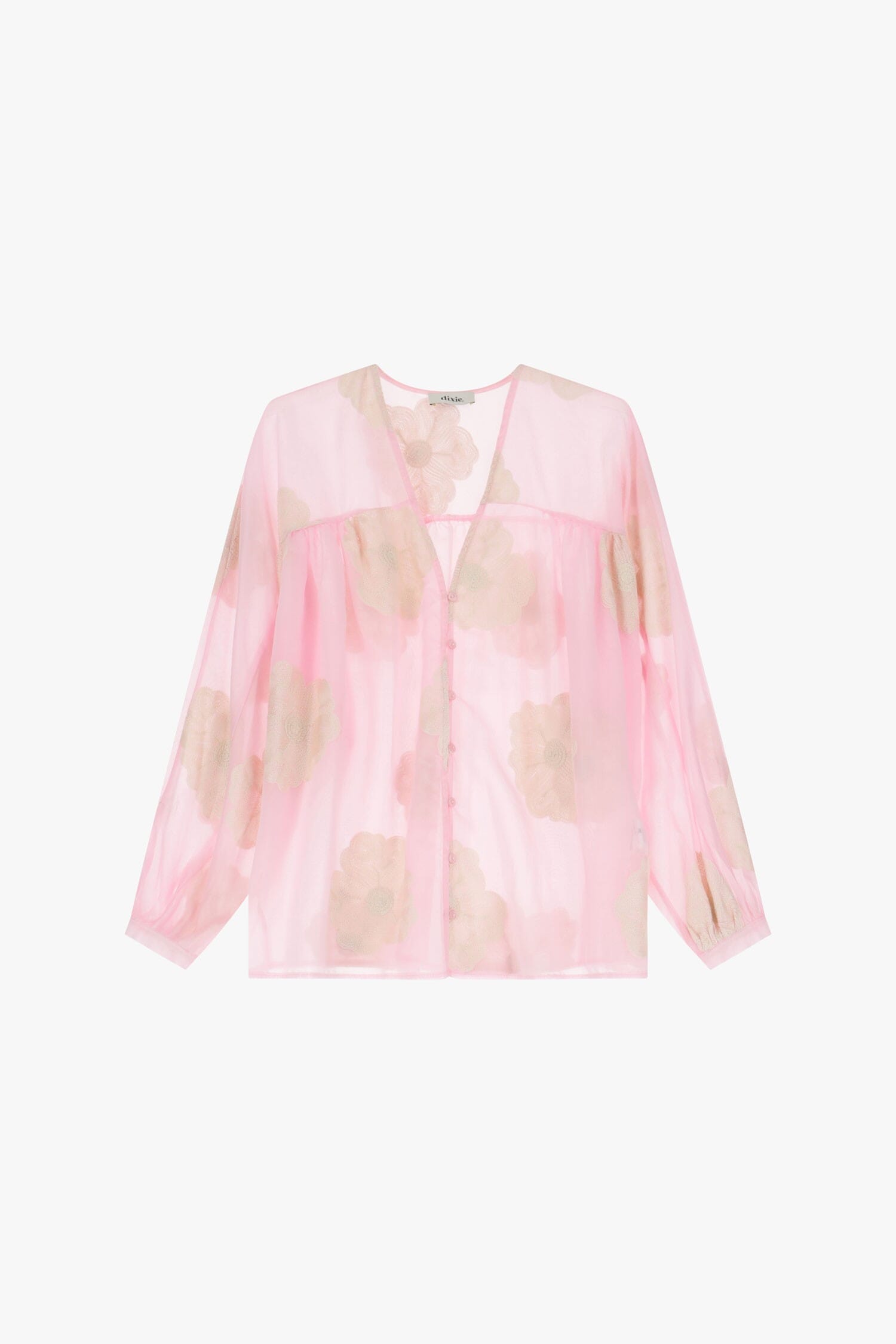 Chemise à manches 3/4 et boutons Dixie