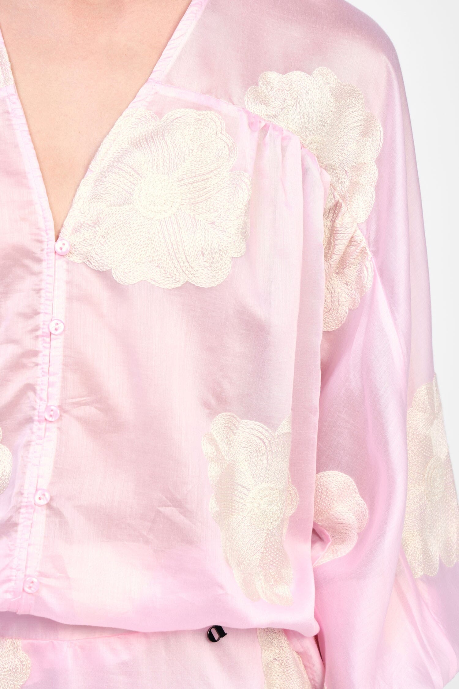 Chemise à manches 3/4 et boutons Dixie