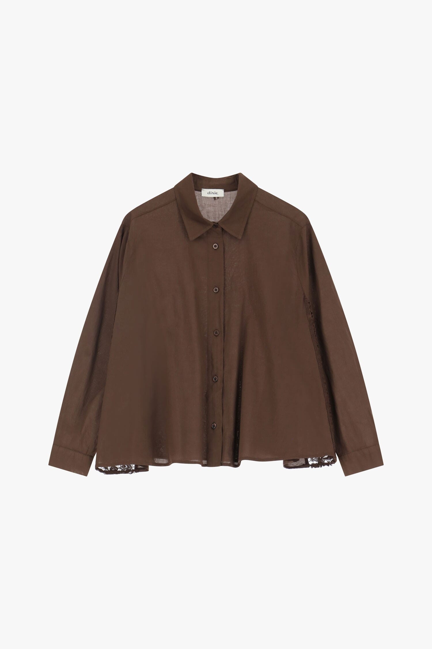 Camicia Larga Con Dettagli Laterali Dixie