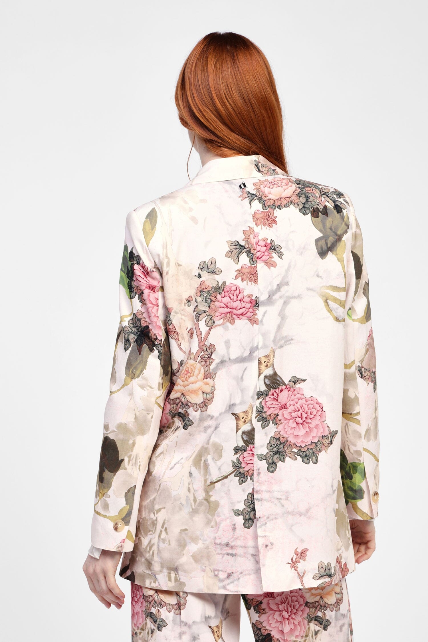 Blazer à imprimé floral et fermeture Dixie