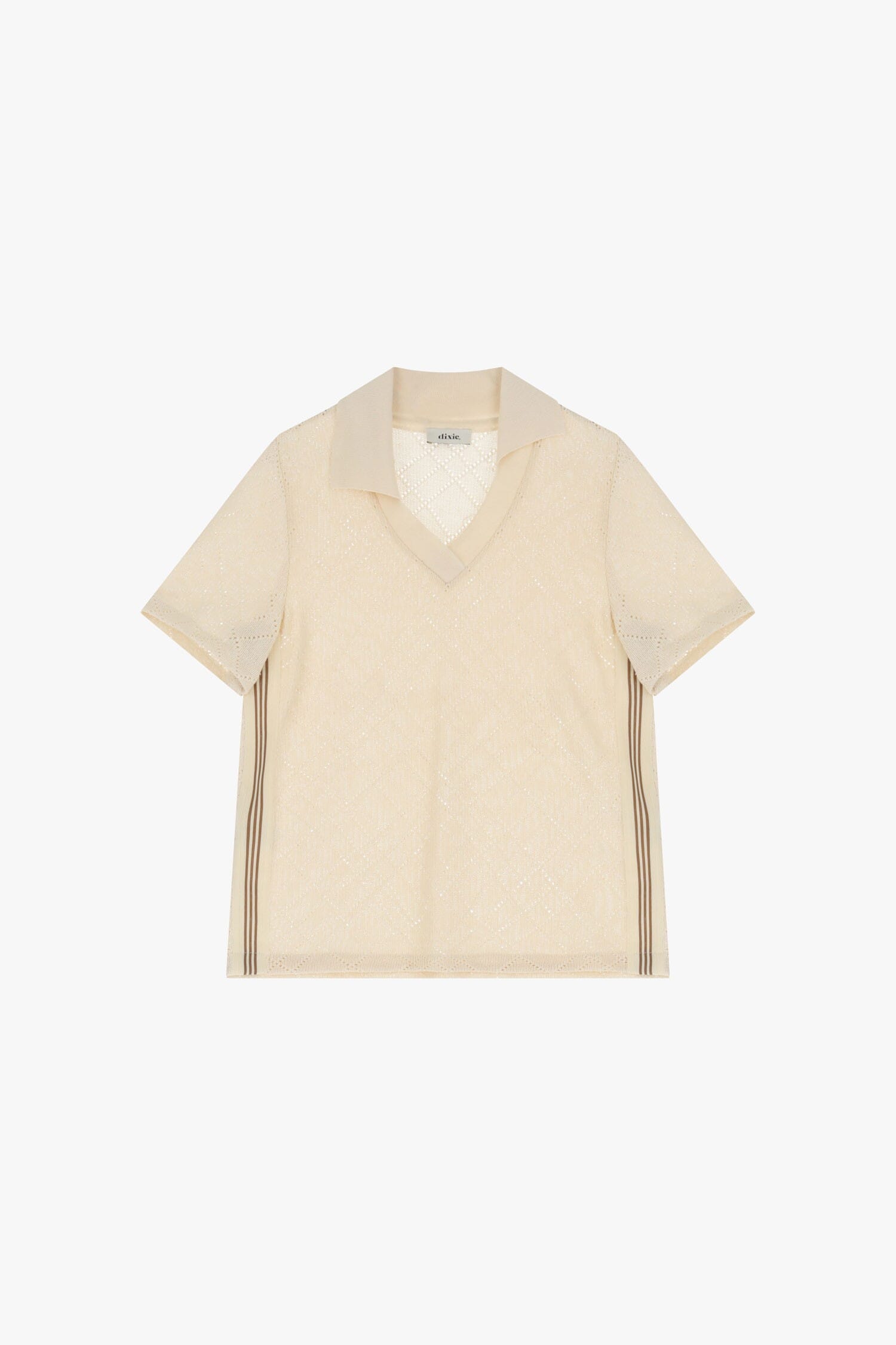 Sweater With Classic Neck And Dixie Print