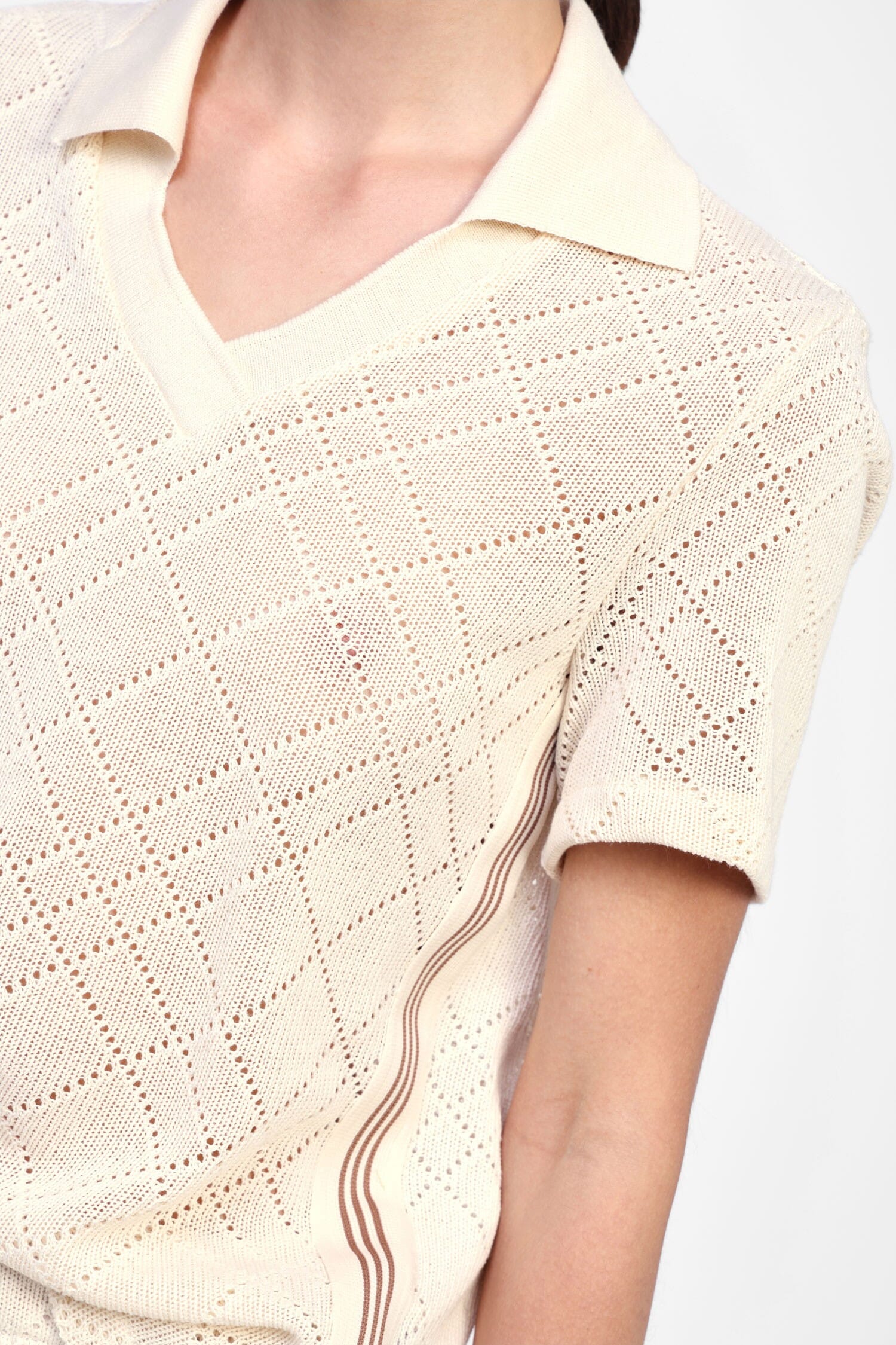 Sweater With Classic Neck And Dixie Print