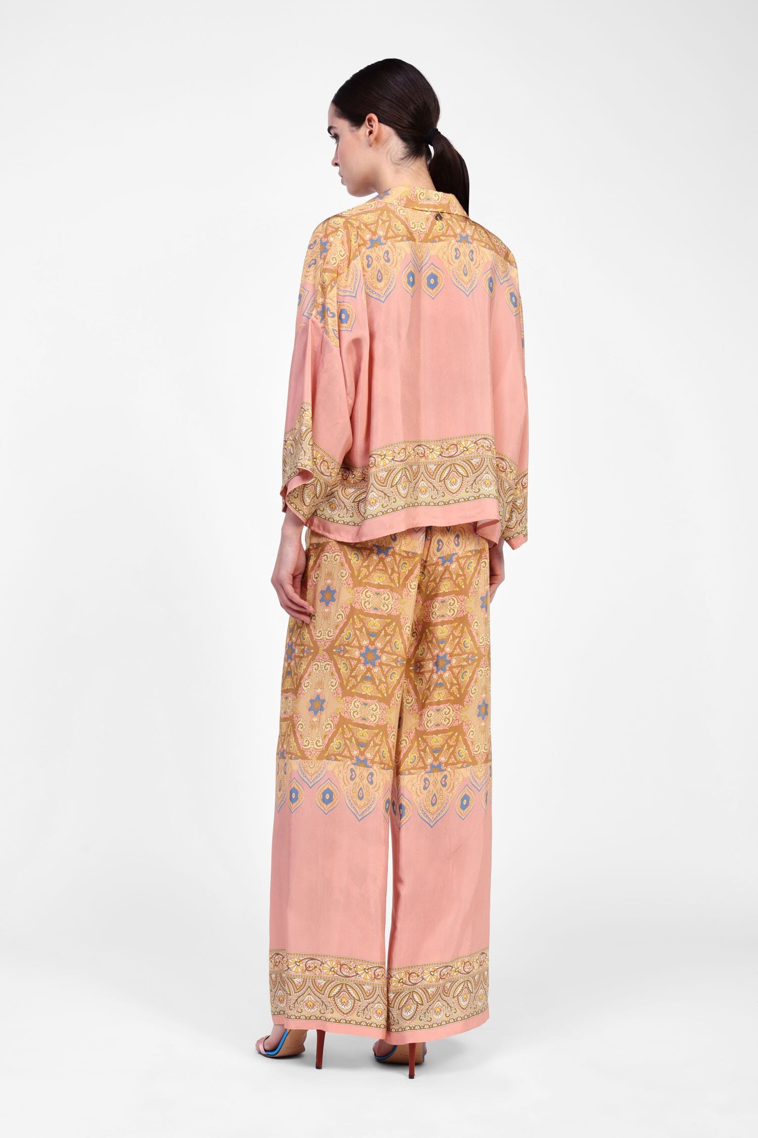 Dixie Geometric Print Trousers