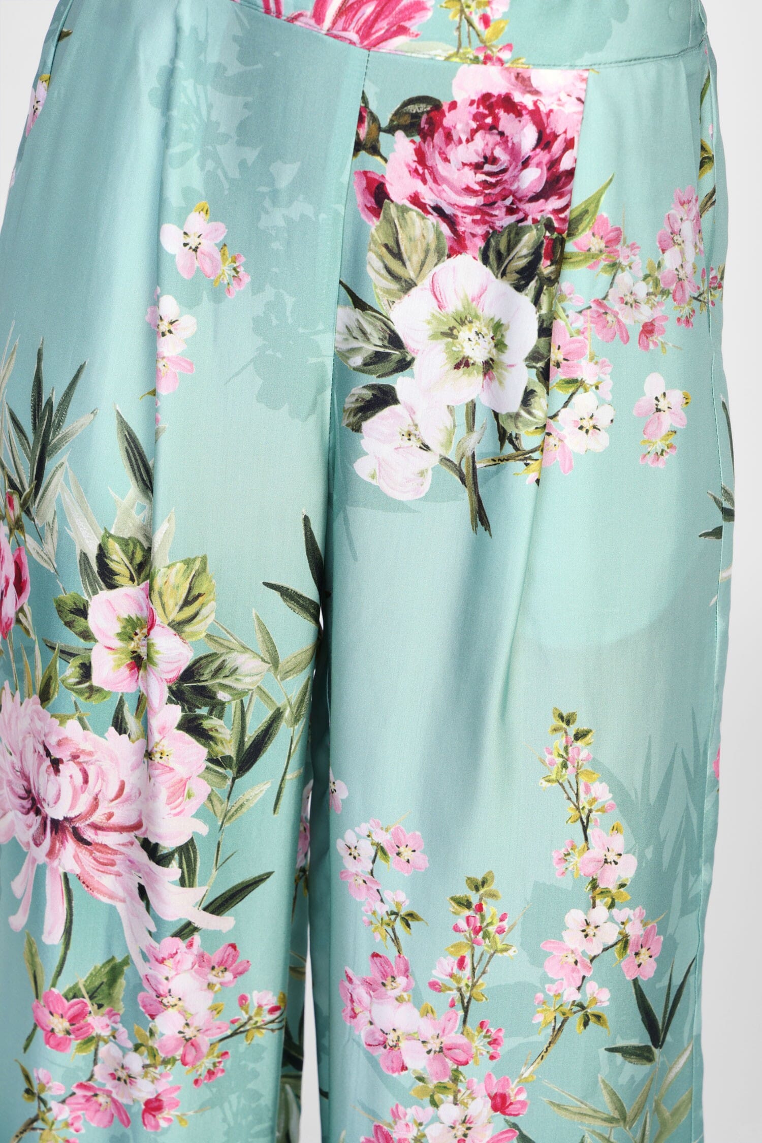 Pantaloni Larghi Fluidi Con Stampa Floreale Dixie