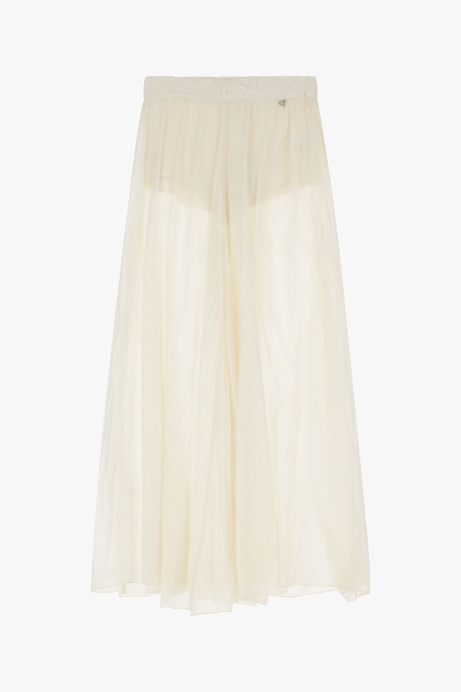 Pantaloni Palazzo Con Vita Elastica Dixie