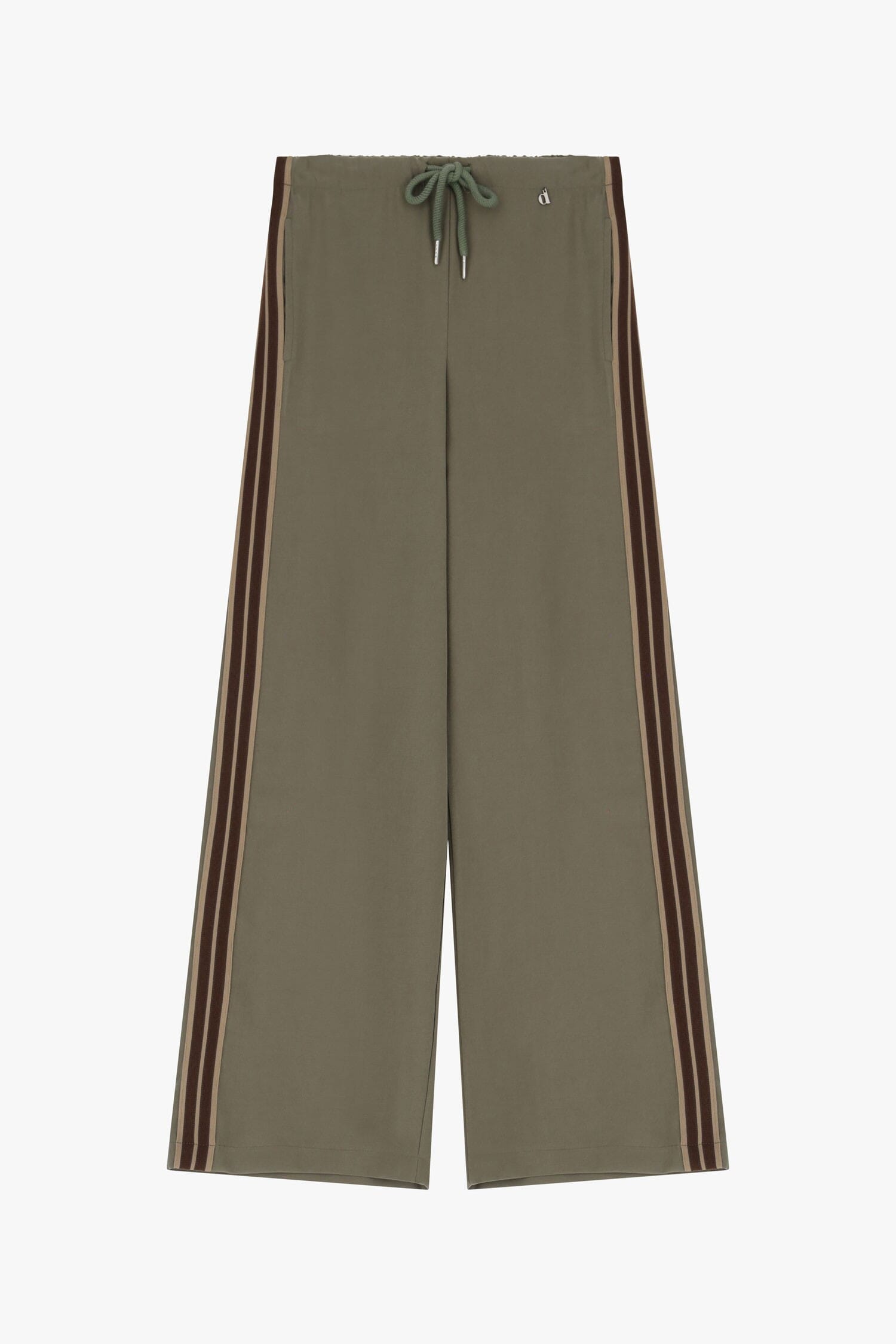 Pantaloni Larghi Con Dettagli A Righe Dixie