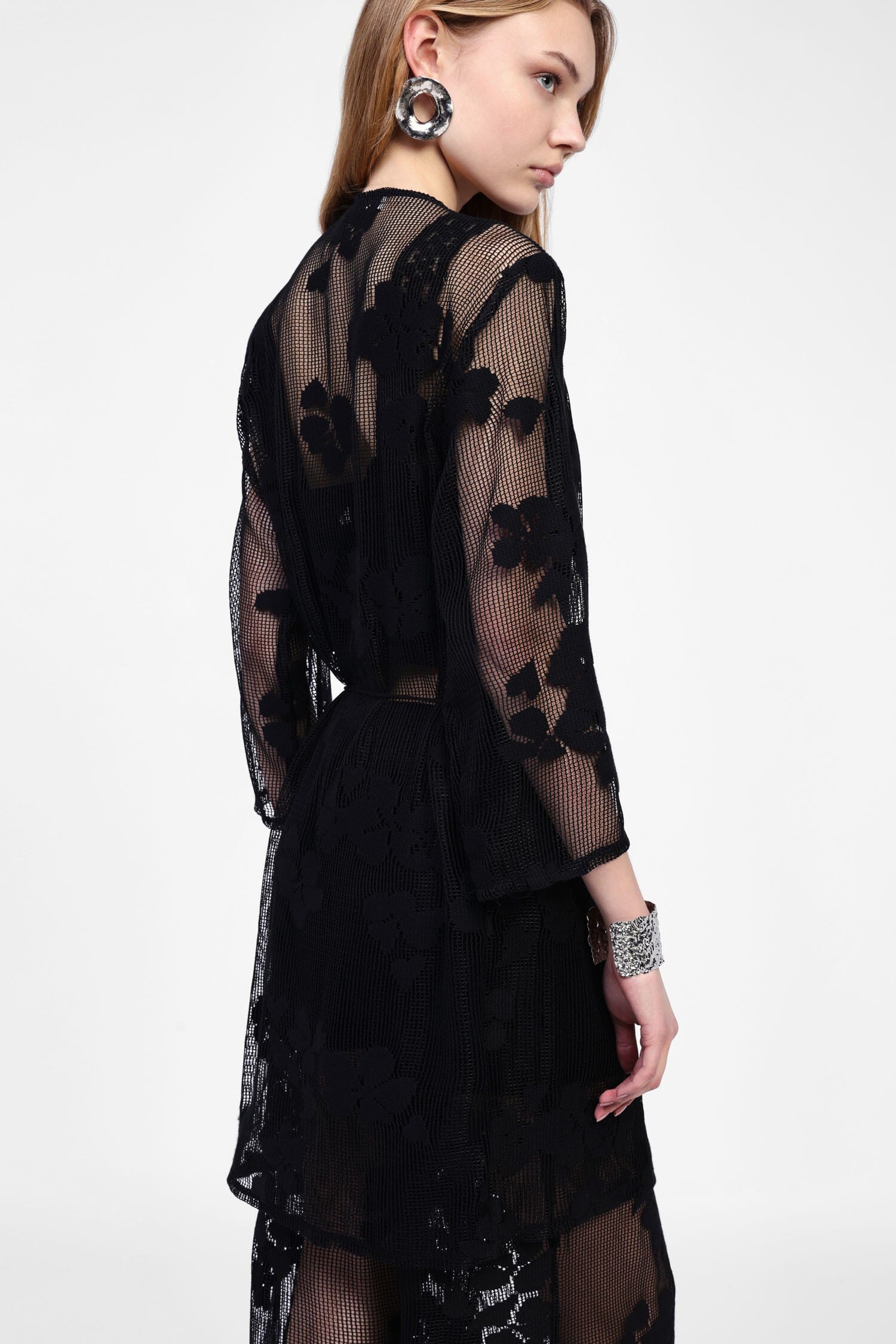 Dixie Floral Pattern Lightweight Coat