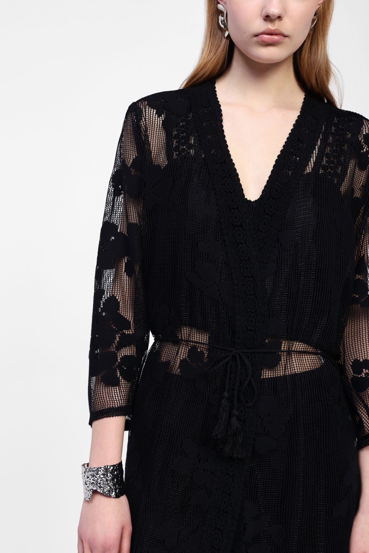 Dixie Floral Pattern Lightweight Coat