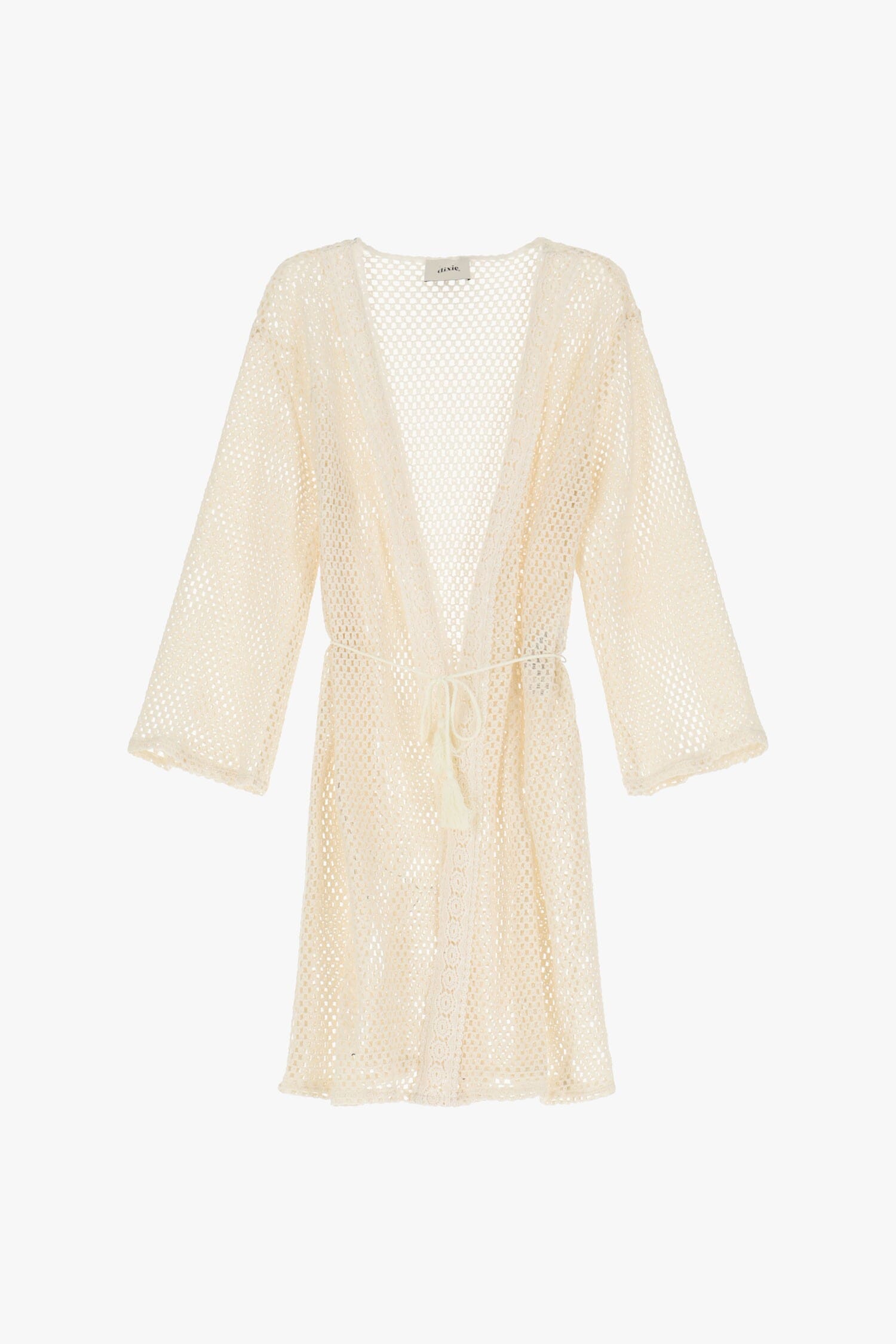 Cappotto Traforato Lungo Senza Chiusura Dixie