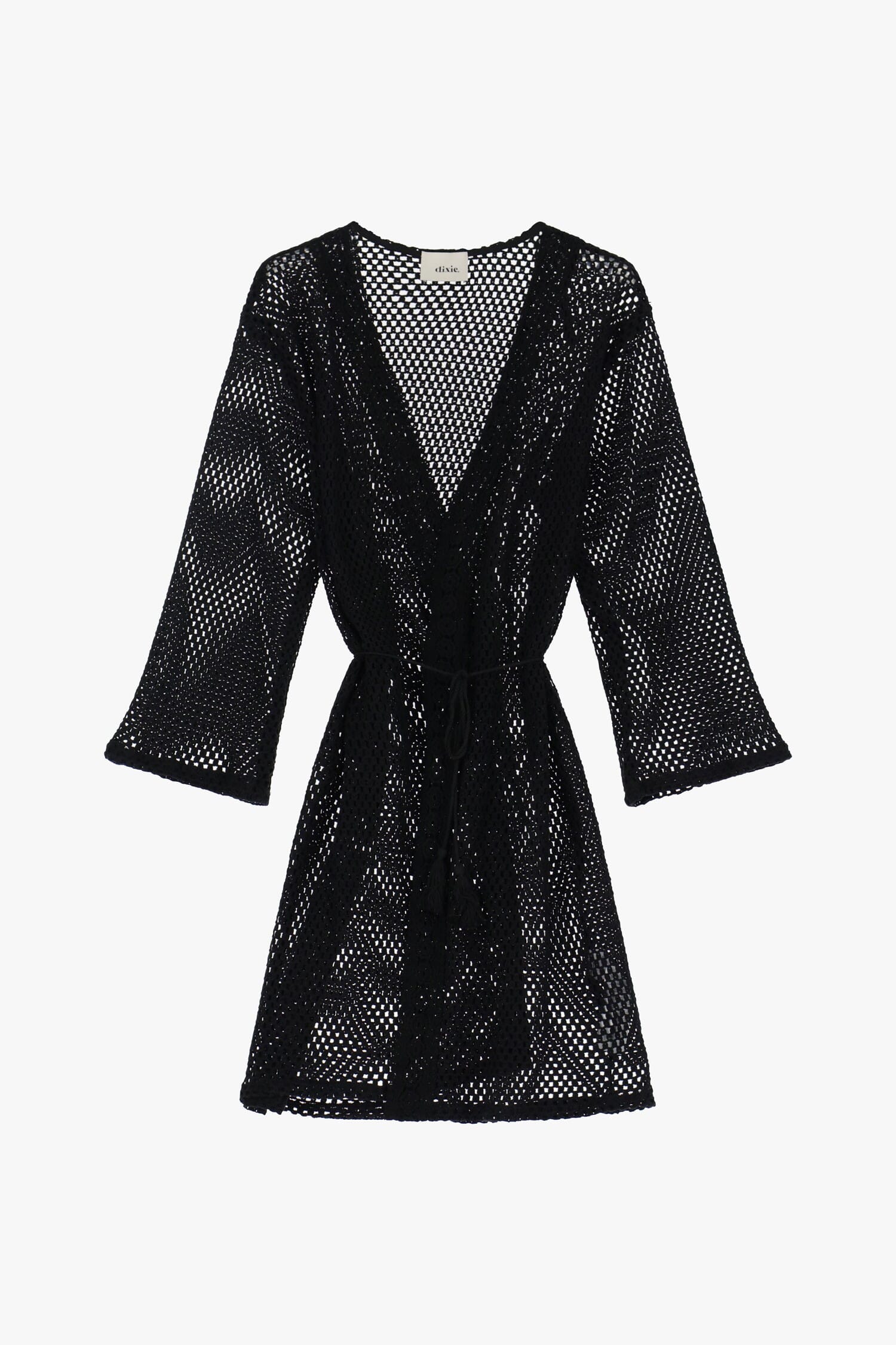 Cappotto Traforato Lungo Senza Chiusura Dixie