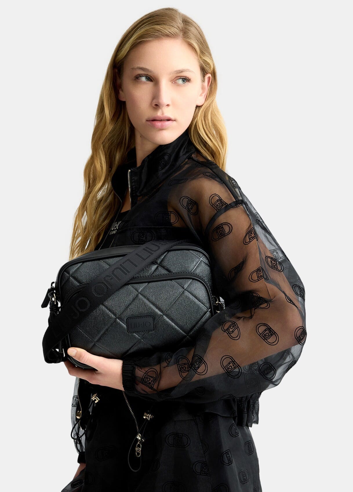 Borsa A Tracolla Matelassé Media Liu Jo