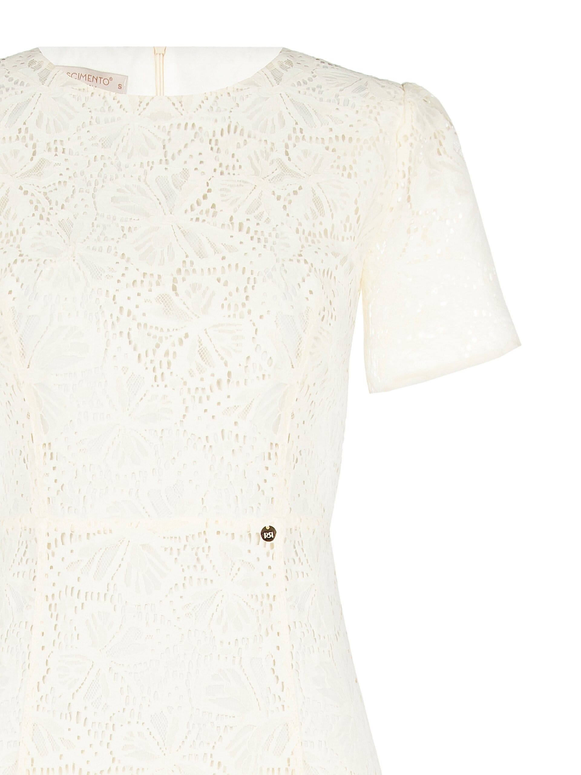 Abito Midi Aderente E Svasato In Pizzo Rinascimento