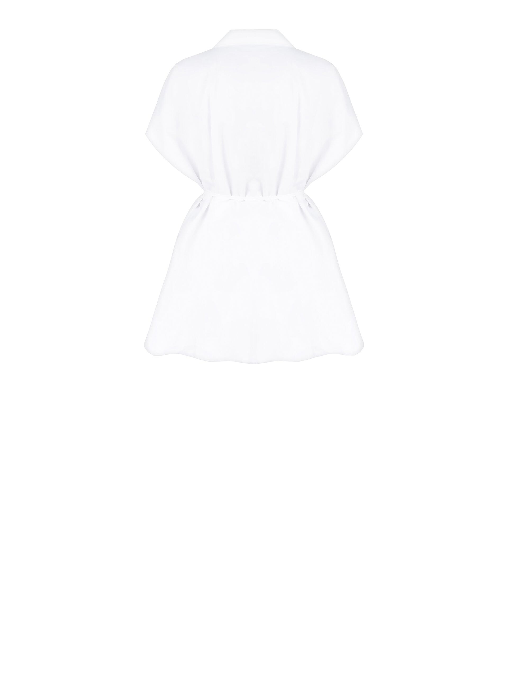 Abito Camicia Corto A Bombolino Con Cintura Sottile Coordinata Rinascimento