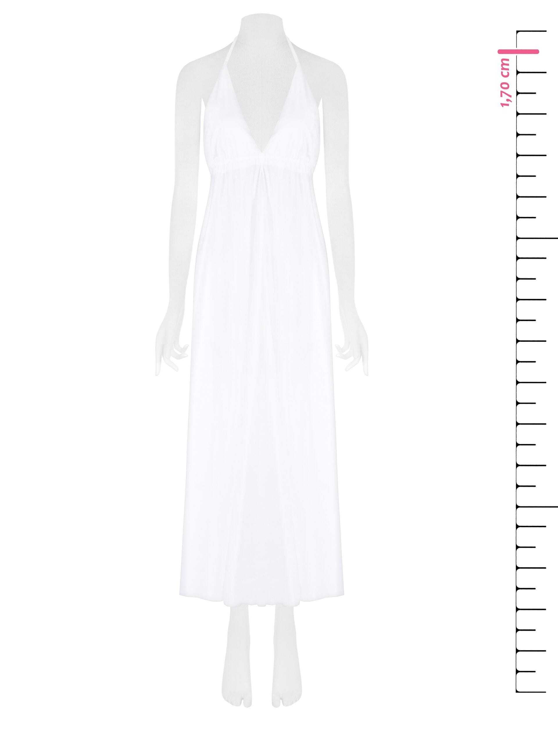 Rinascimento Backless Cotton Long Dress