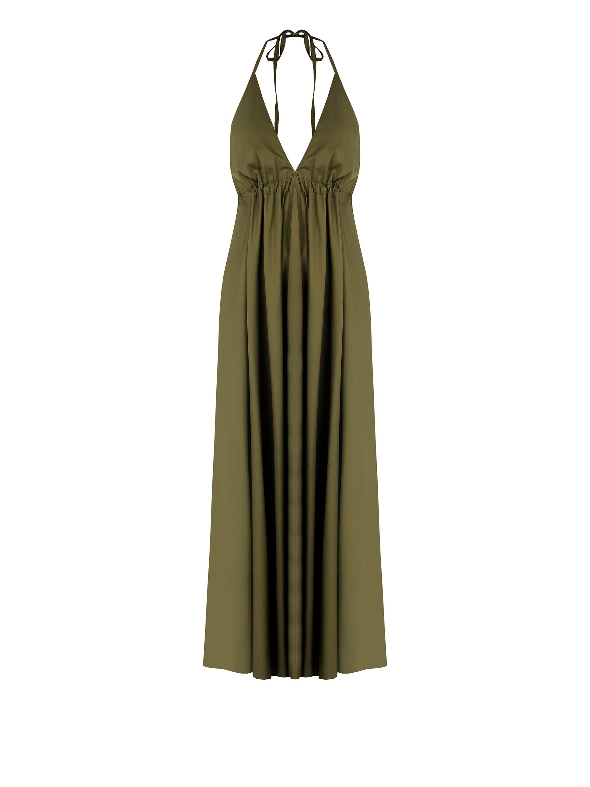 Rinascimento Backless Cotton Long Dress