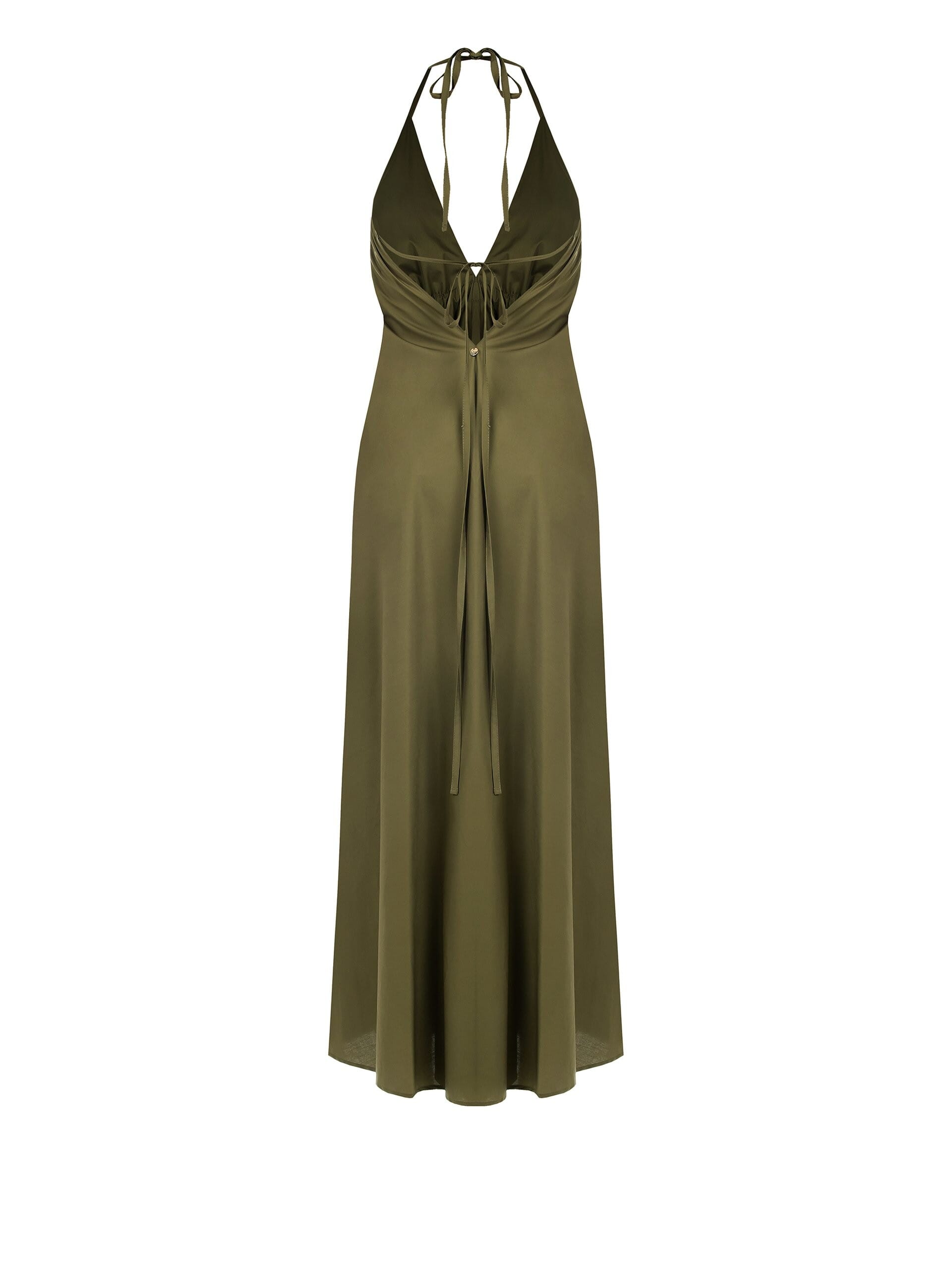 Rinascimento Backless Cotton Long Dress