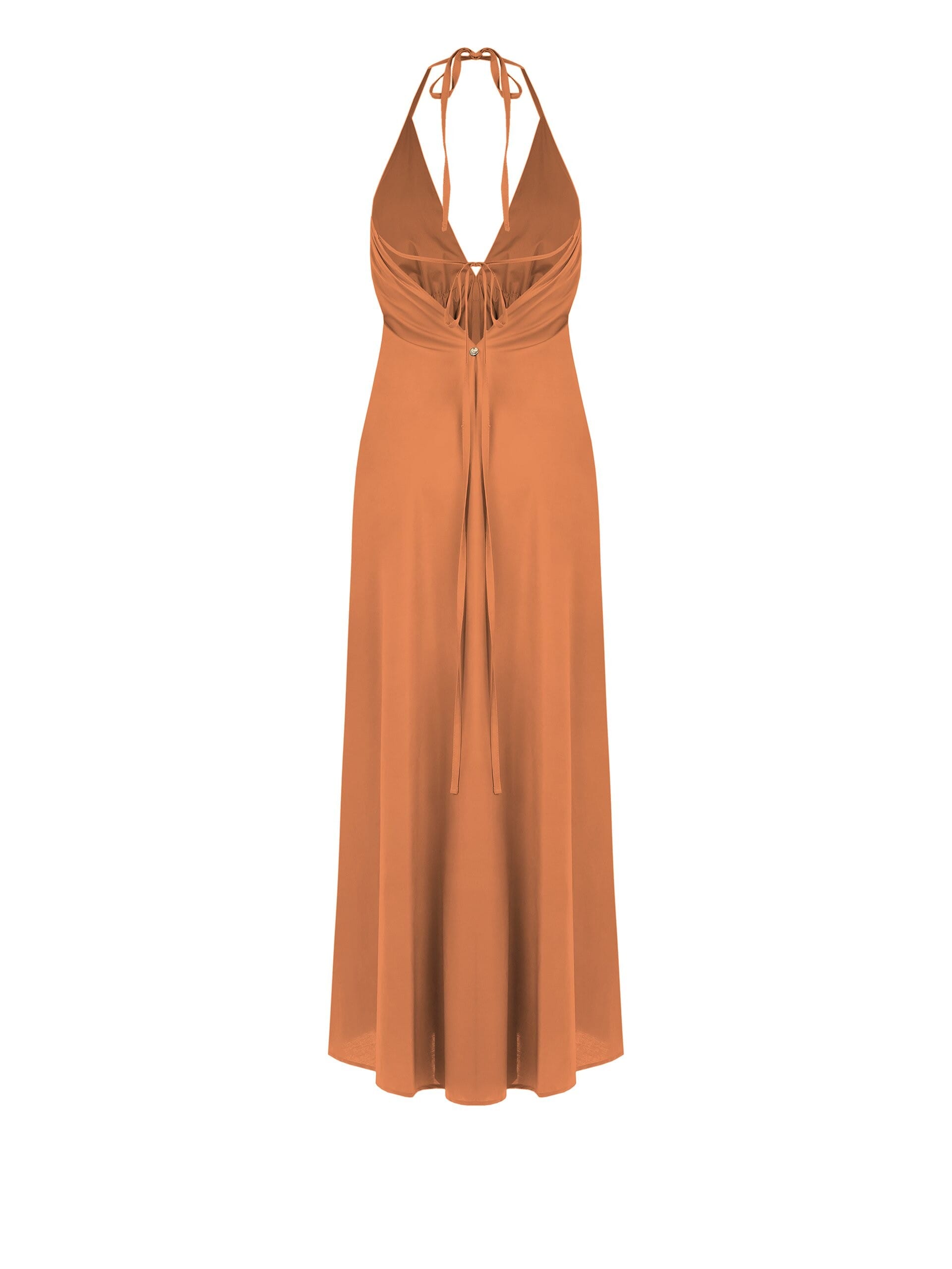 Rinascimento Backless Cotton Long Dress