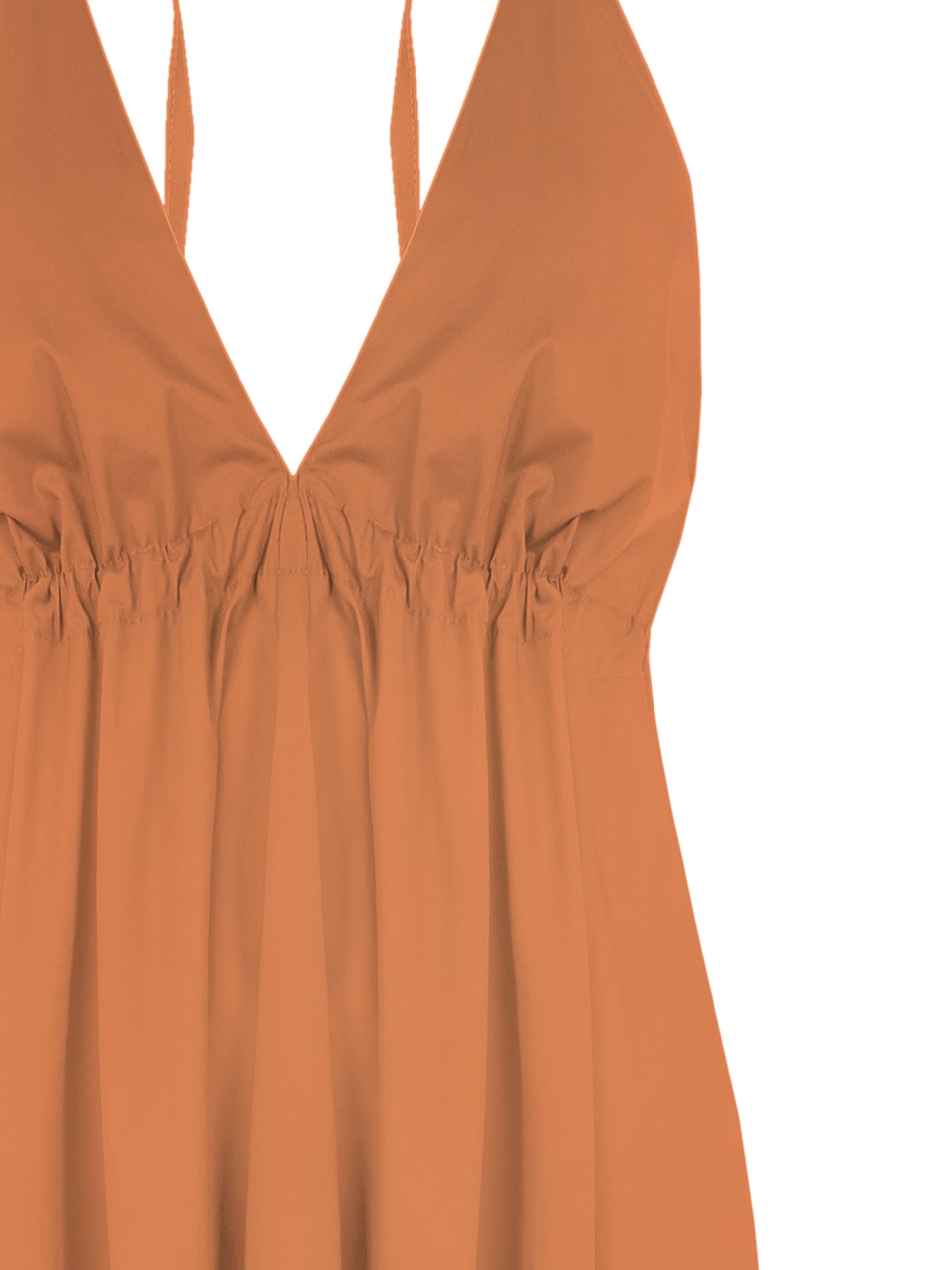 Rinascimento Backless Cotton Long Dress