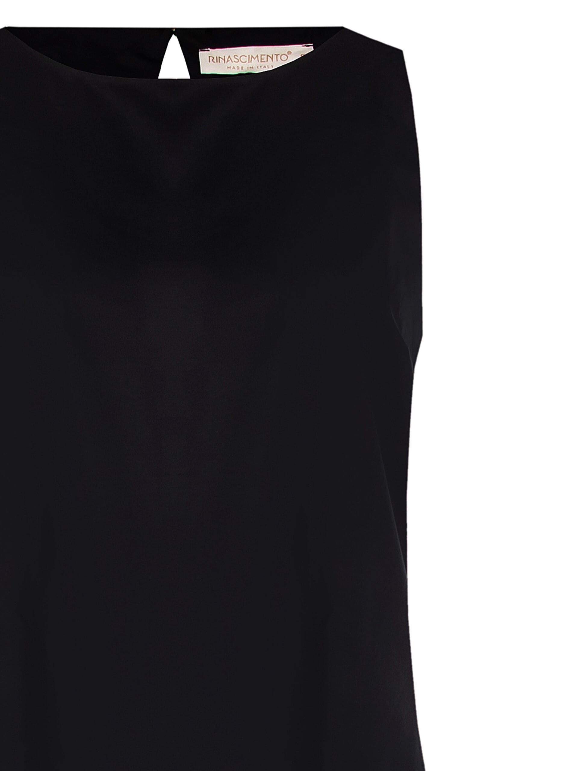 Abito Lungo Ampio In Cotone Con Rouches Dietro Rinascimento