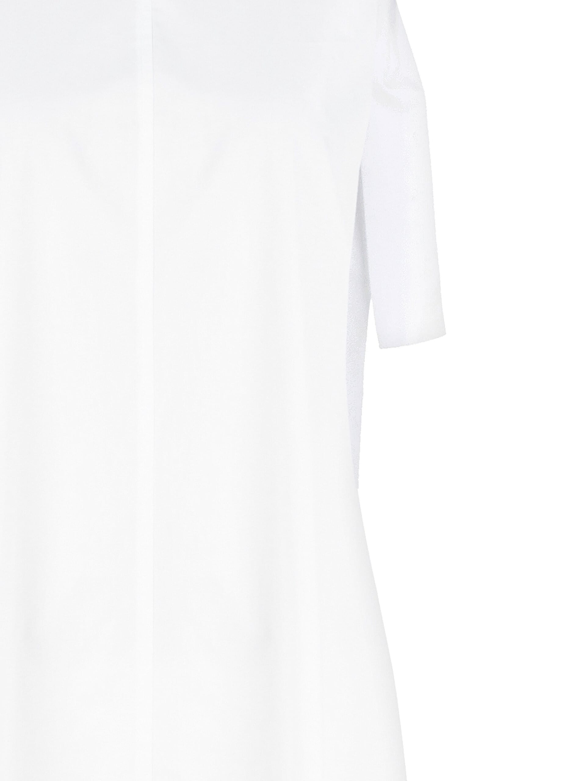 Abito Midi Ampio A Trapezio In Cotone Con Fiocco Dietro Rinascimento