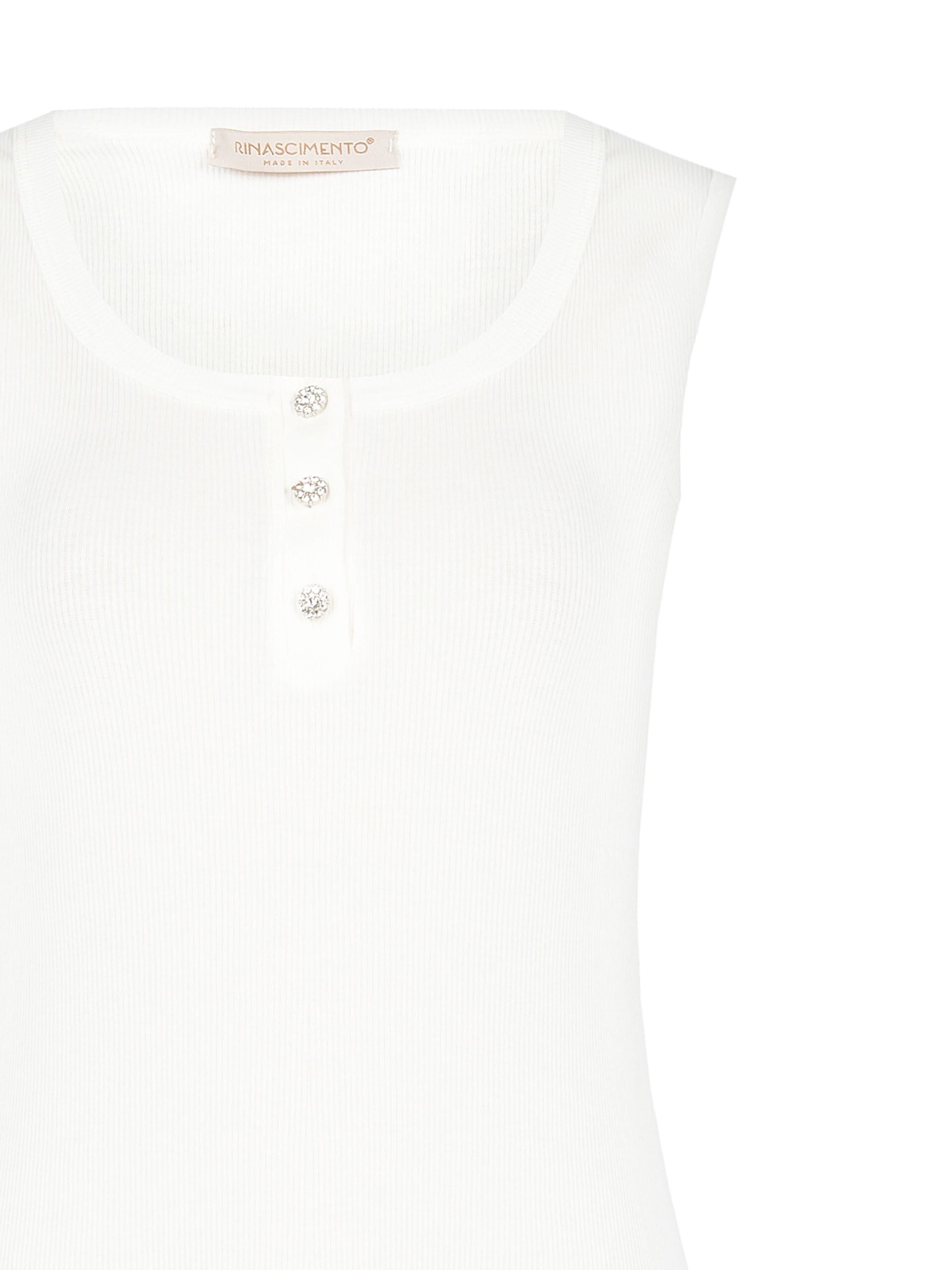 Serafino Top with Jewelled Buttons Rinascimento