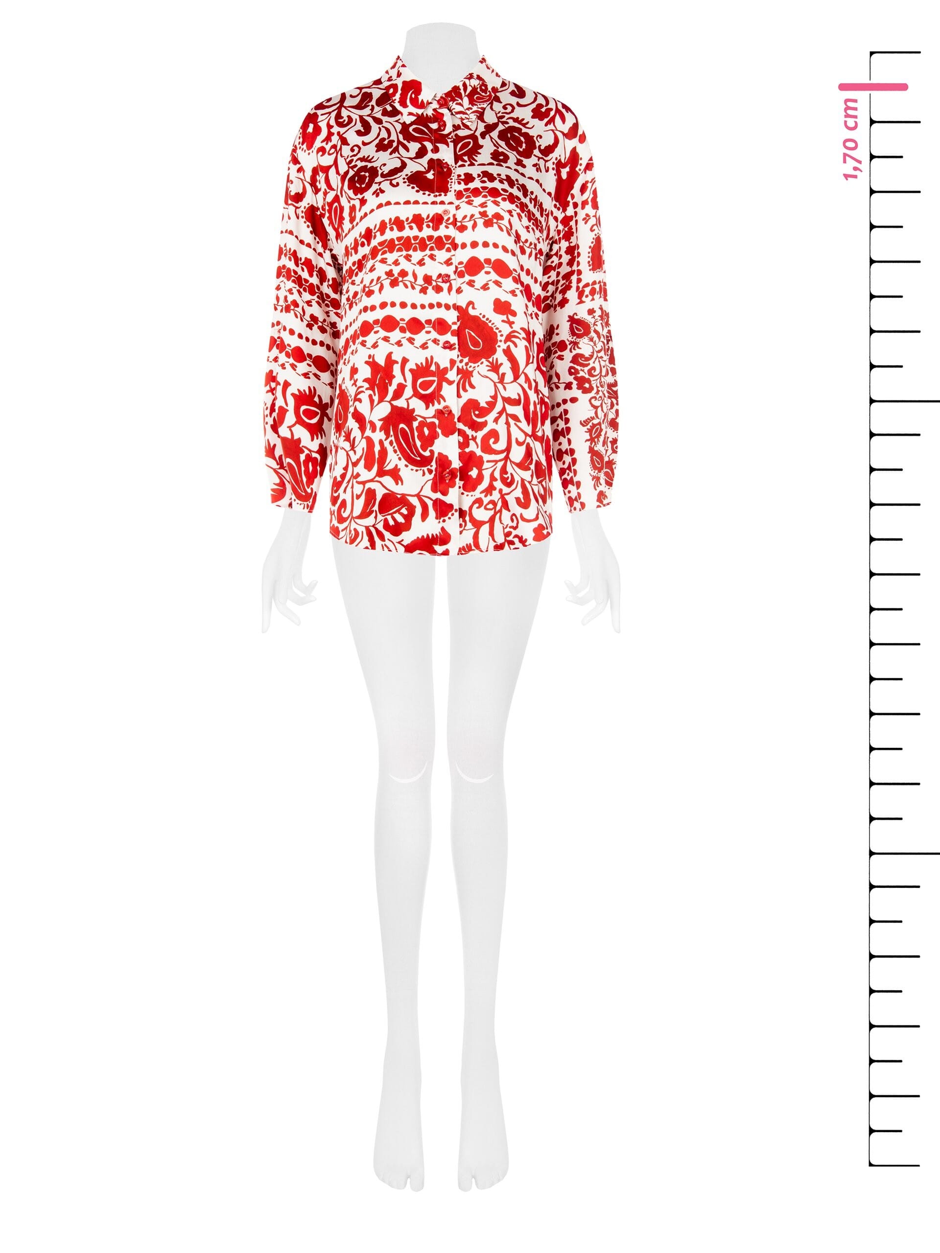 Camicia Oversize In Viscosa Rinascimento