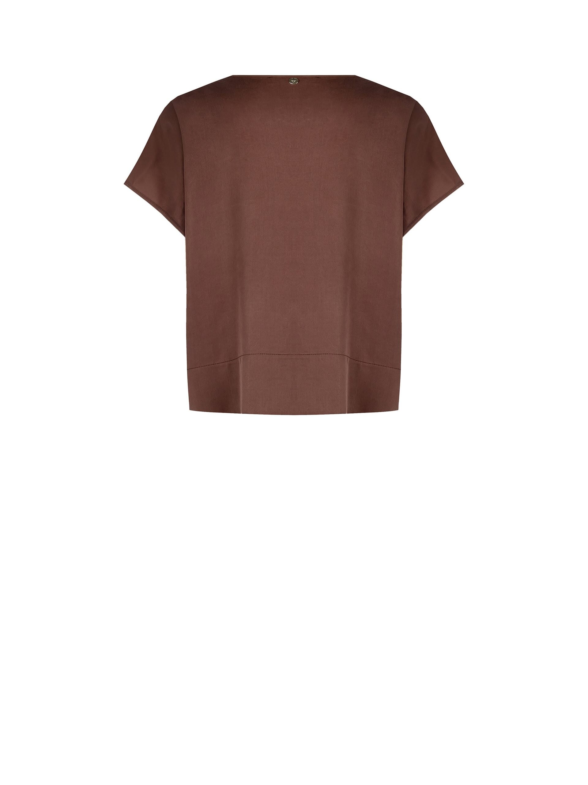 Blusa Ampia In Tessuto Morbido Con Scollo A V Rinascimento