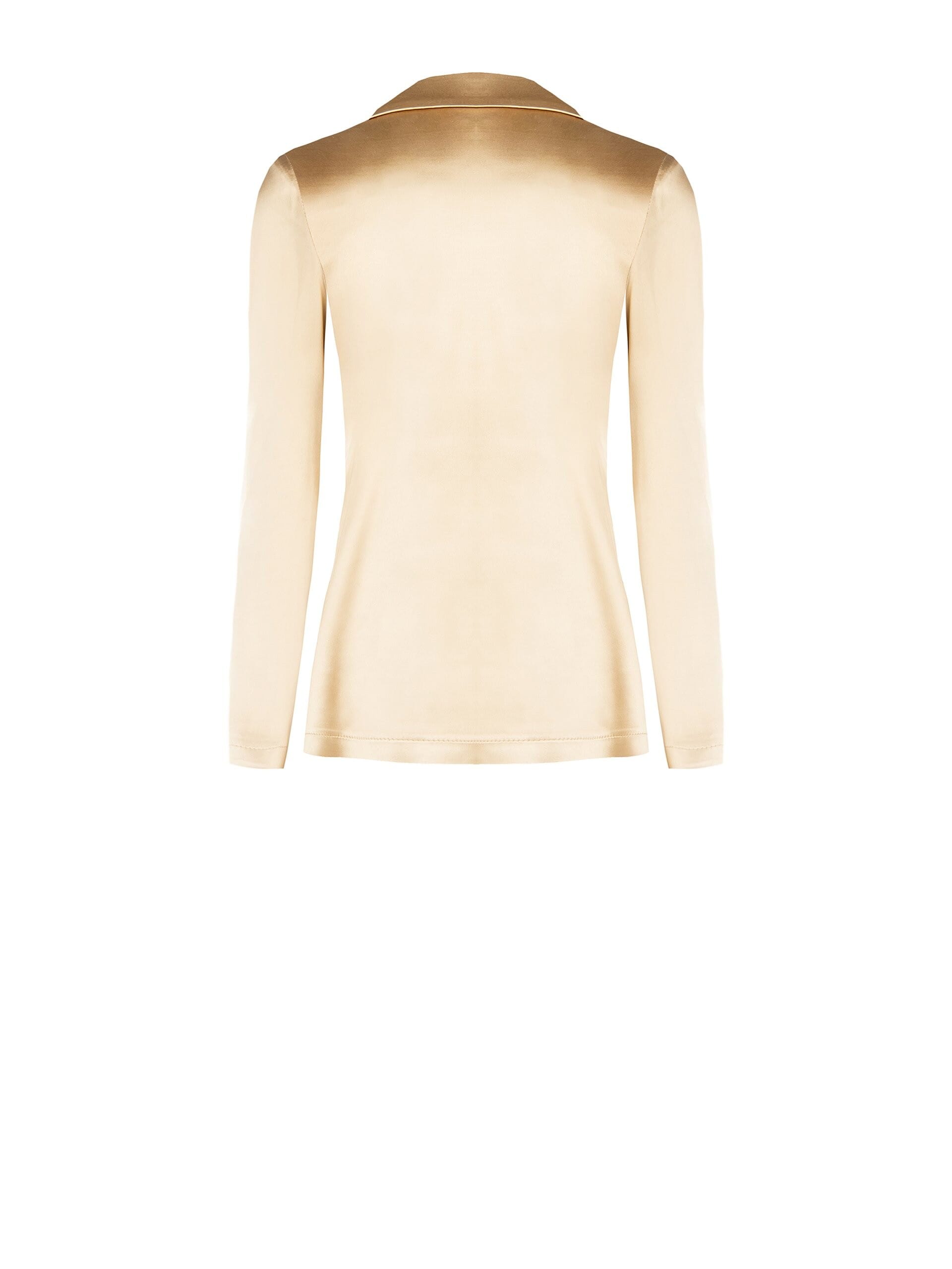 Giacca Corta Sfiancata In Raso Rinascimento