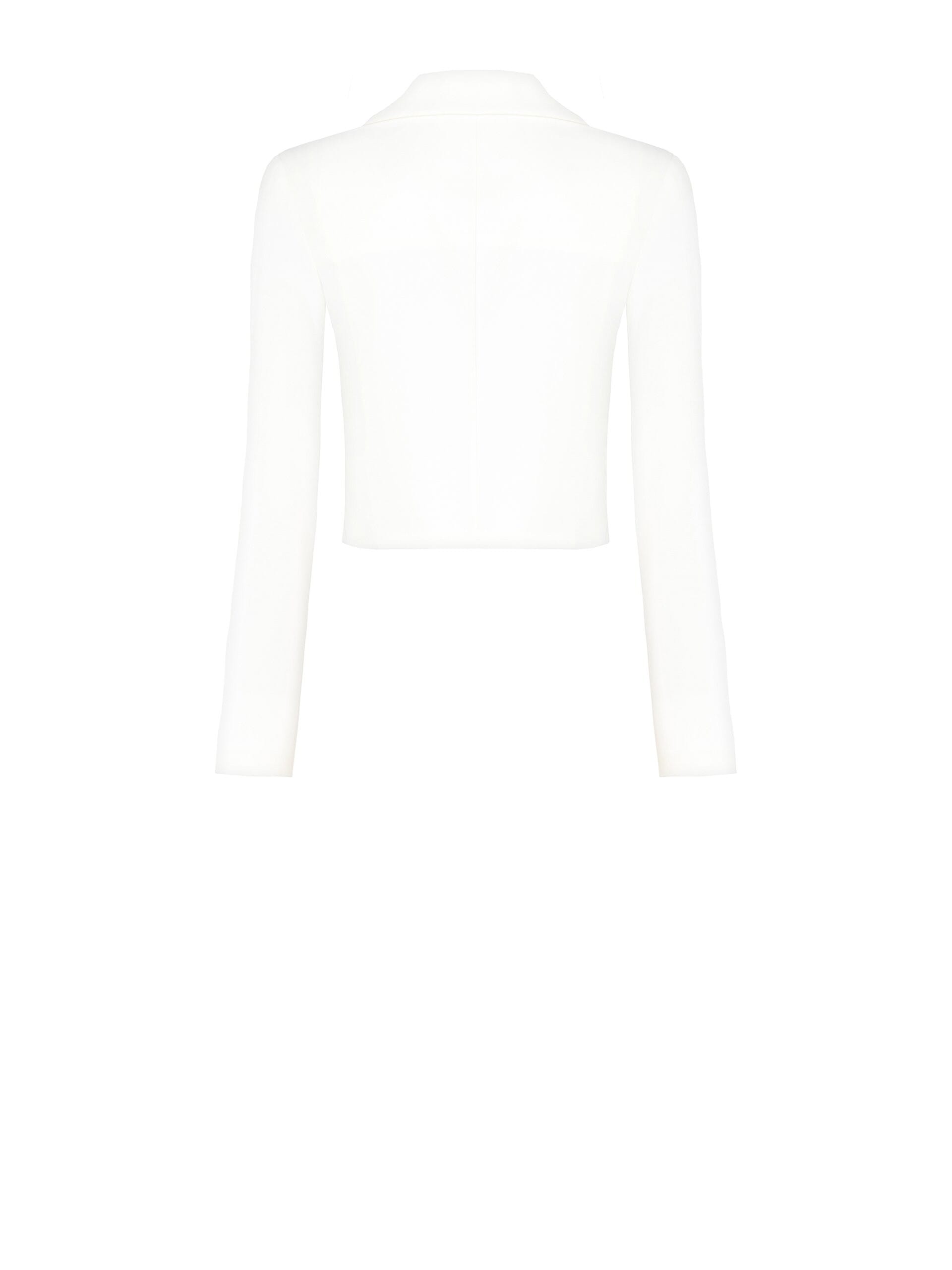 Rinascimento Technical Fabric Crop Blazer Jacket