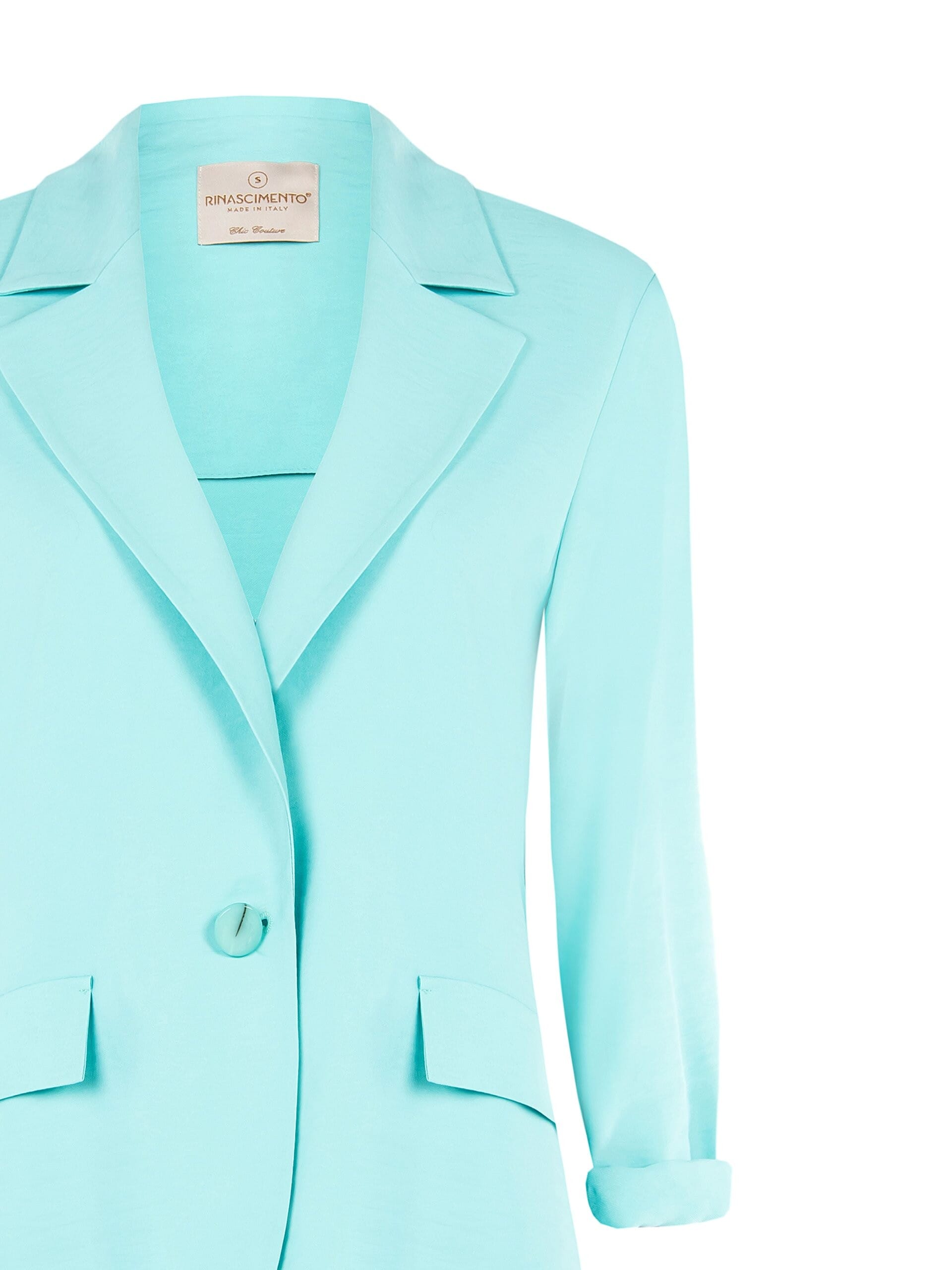 Rinascimento - Veste blazer en viscose à effet légèrement froissé