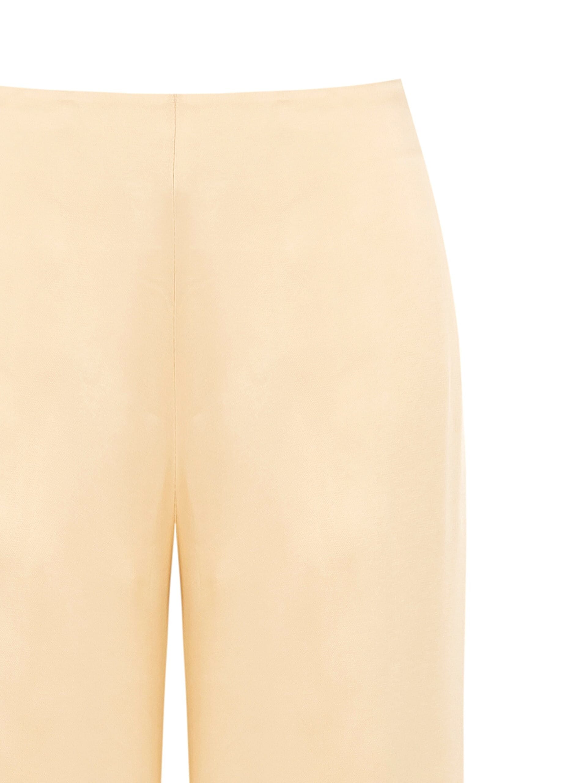 Pantaloni Palazzo In Poliviscosa Con Zip Laterale Rinascimento