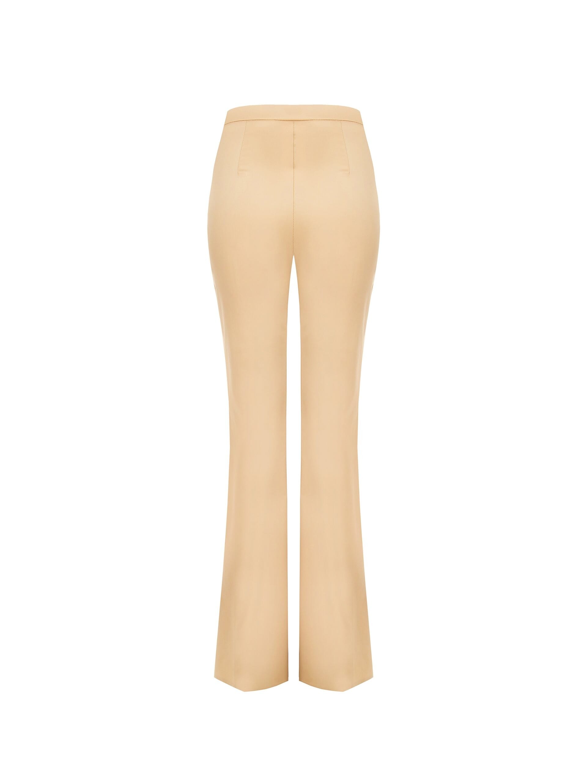 Pantaloni Stretti A Zampa In Cotone Nylon Rinascimento