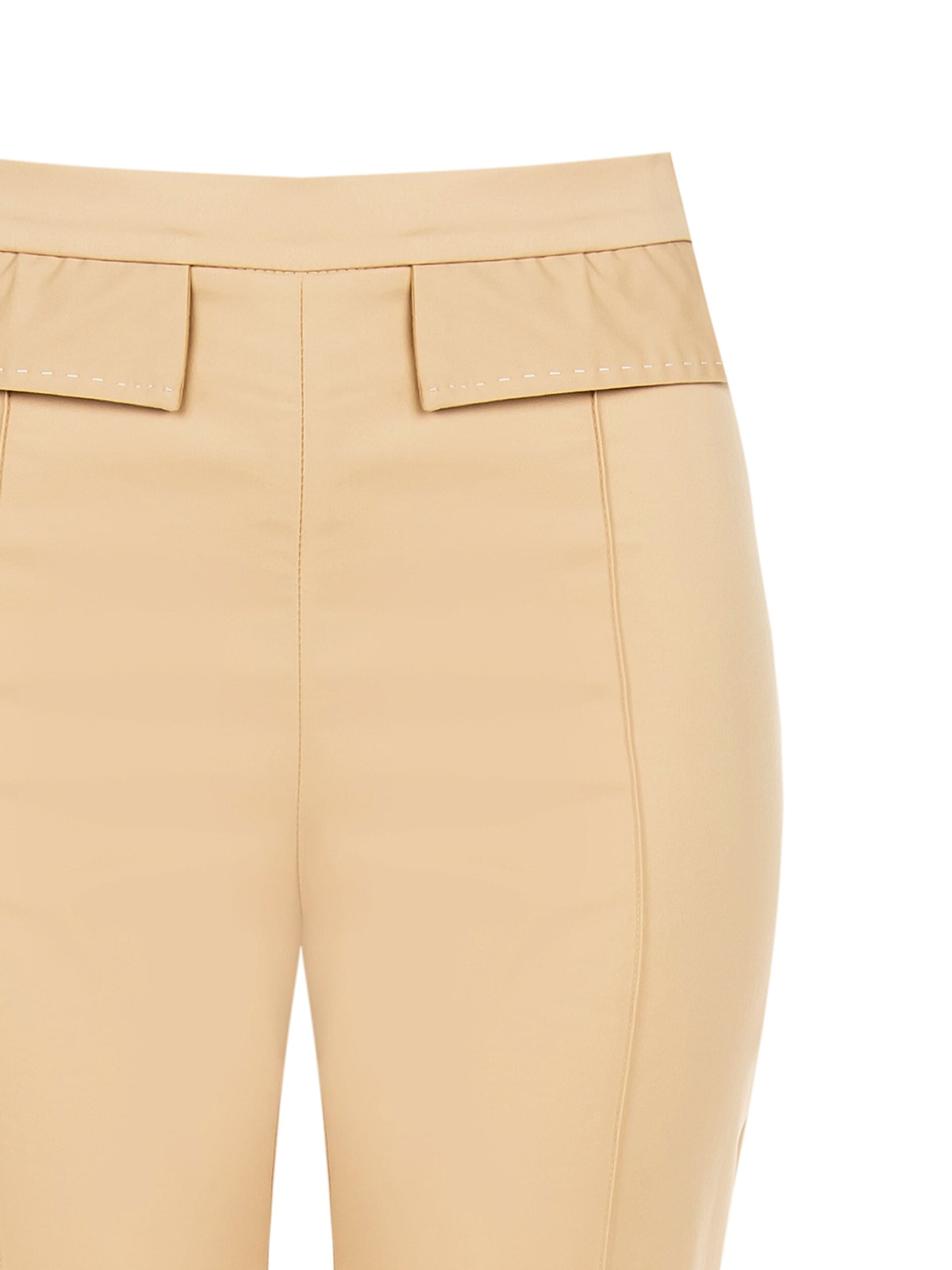 Pantaloni Stretti A Zampa In Cotone Nylon Rinascimento