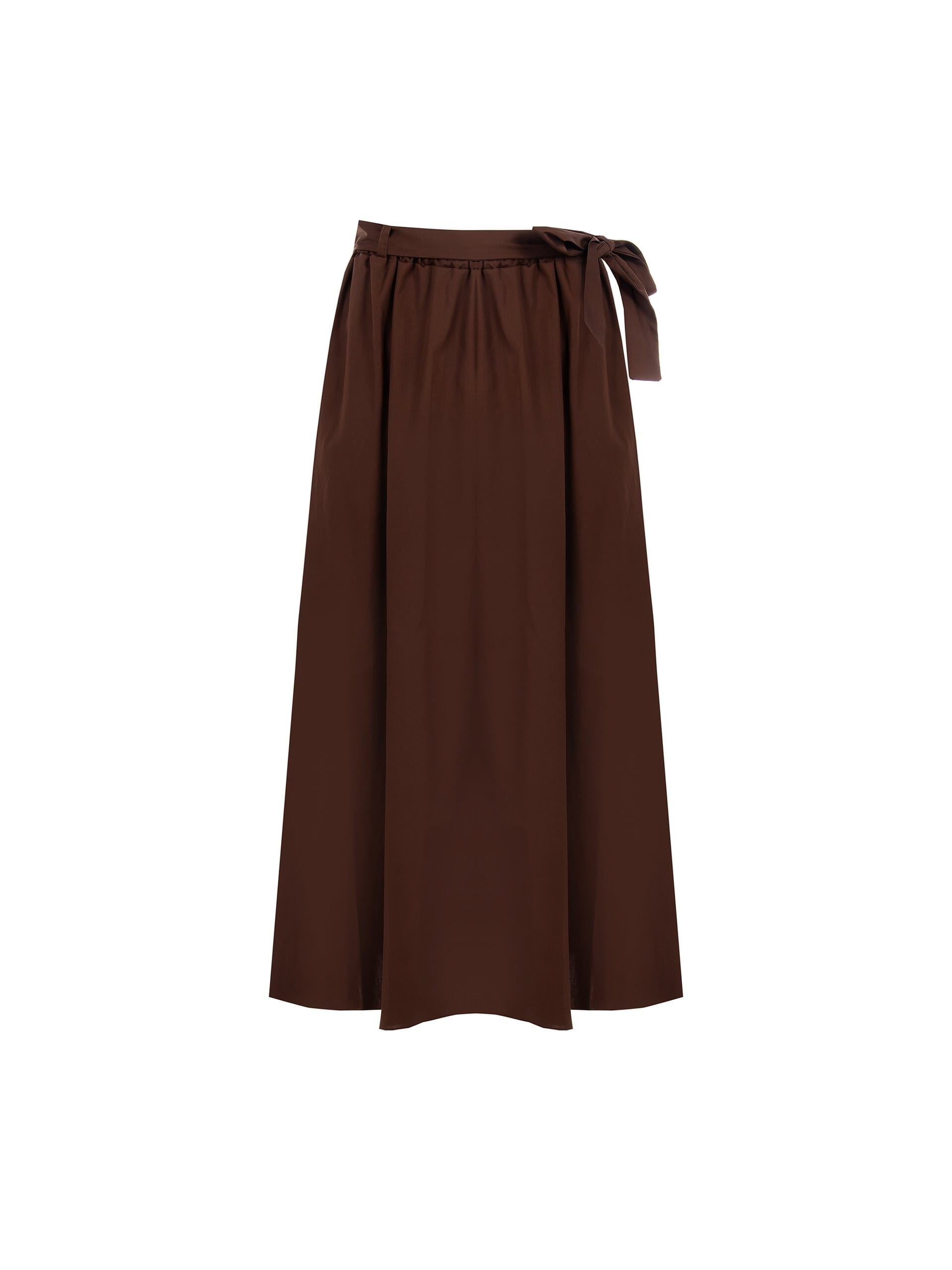 Gonna Lunga A Ruota In Cotone Con Cintura Coordinata Rinascimento