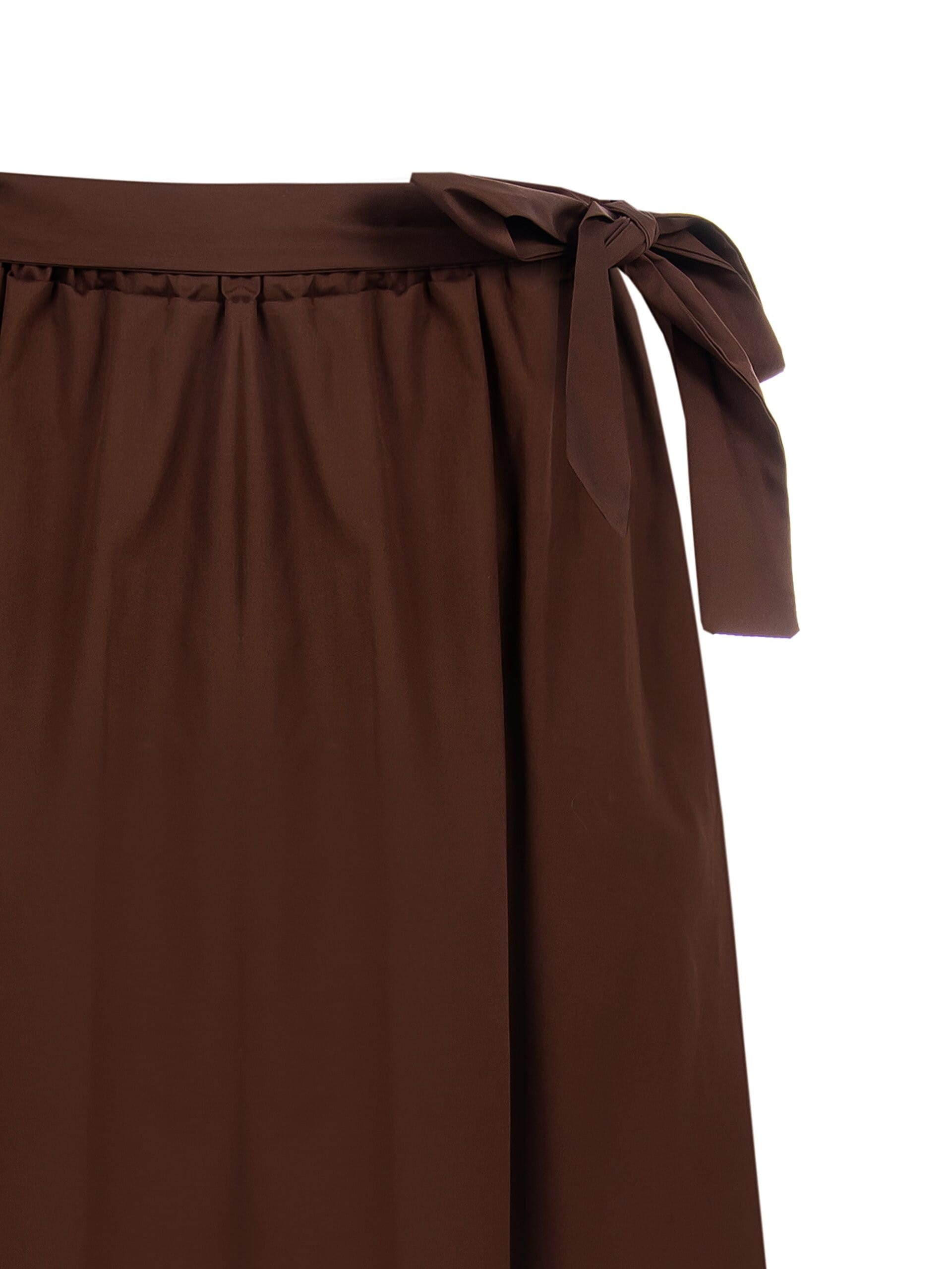 Gonna Lunga A Ruota In Cotone Con Cintura Coordinata Rinascimento