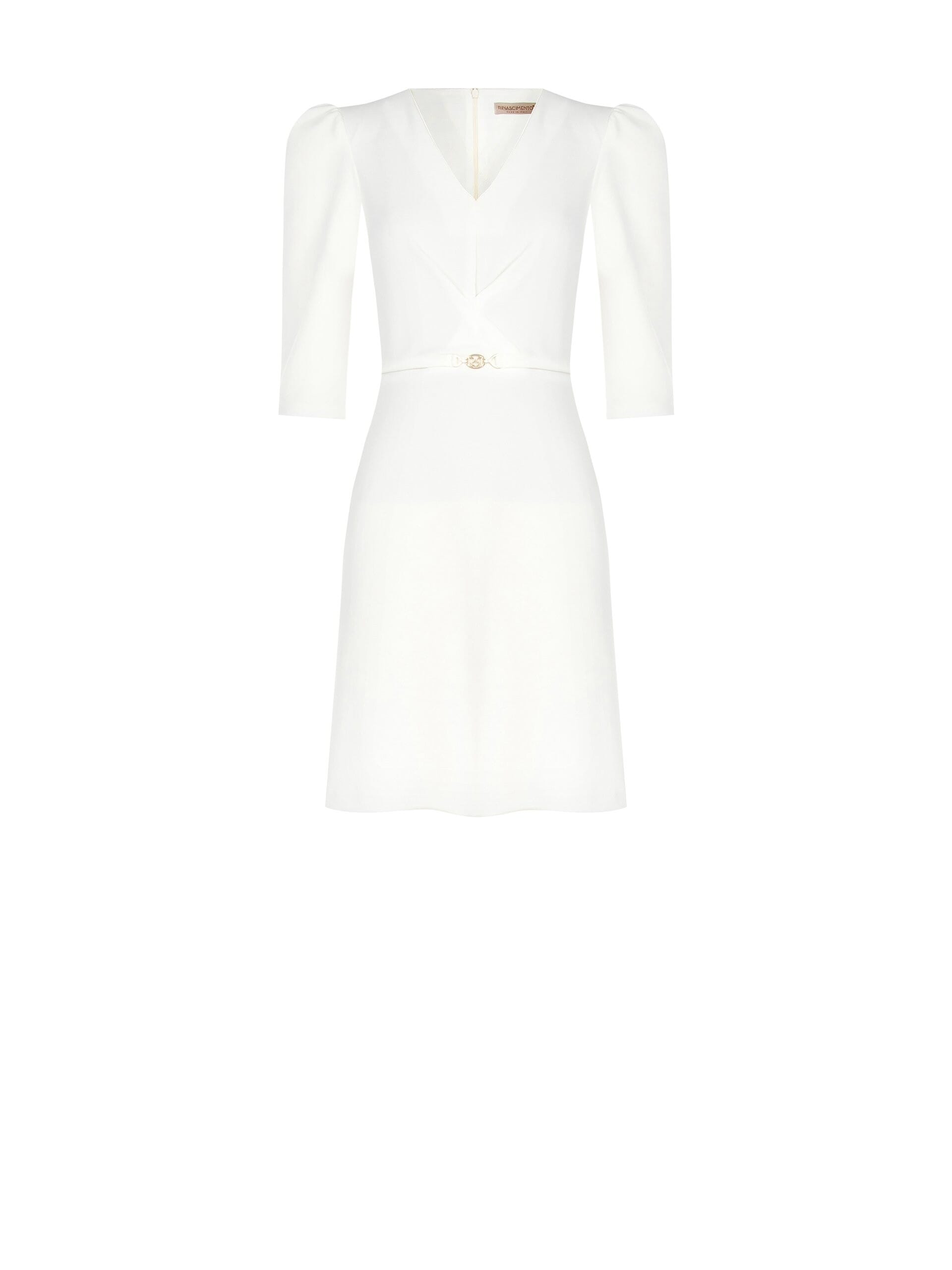 Abito Trapezio Con Logo Metallico Rinascimento