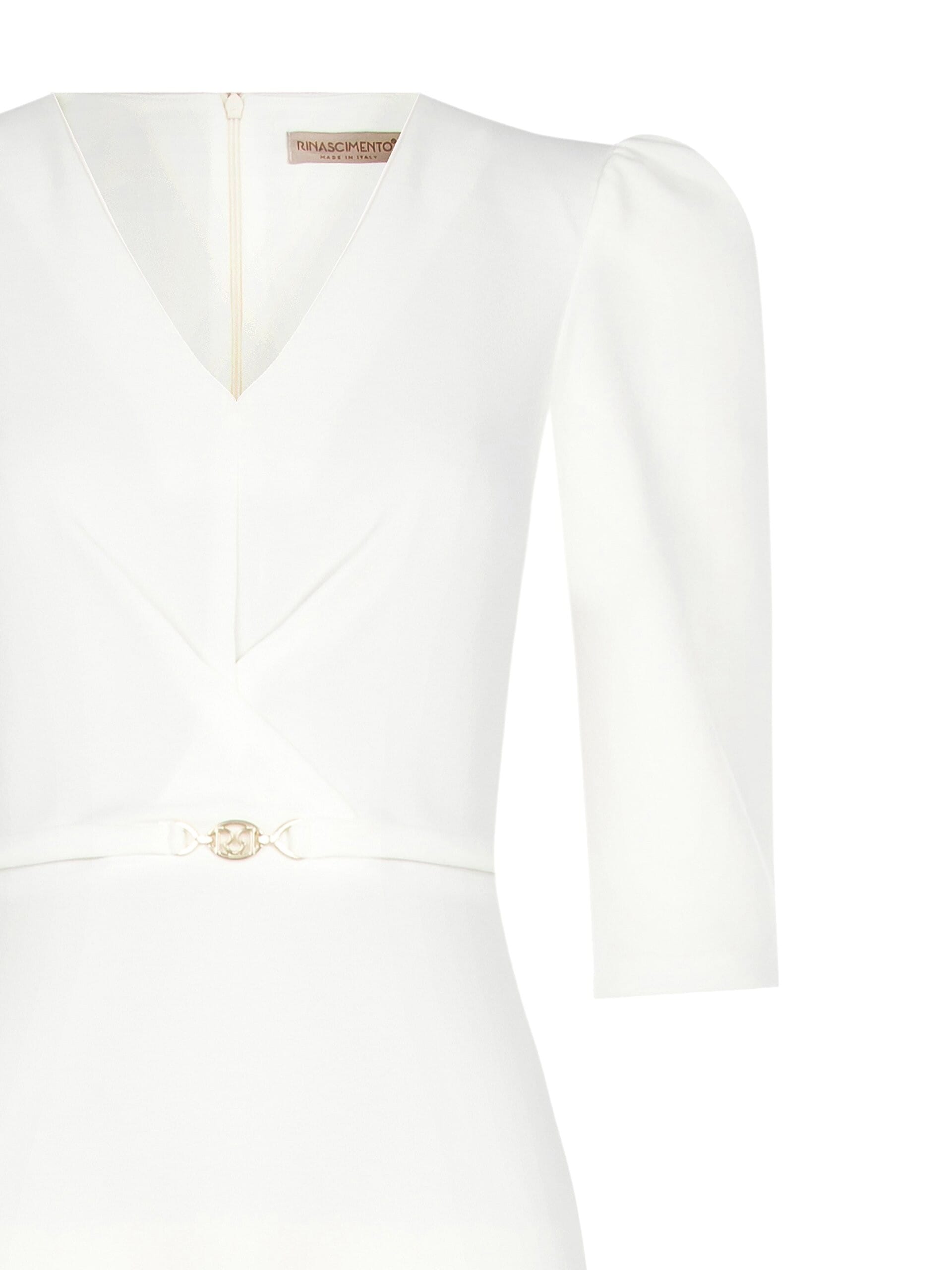 Abito Trapezio Con Logo Metallico Rinascimento