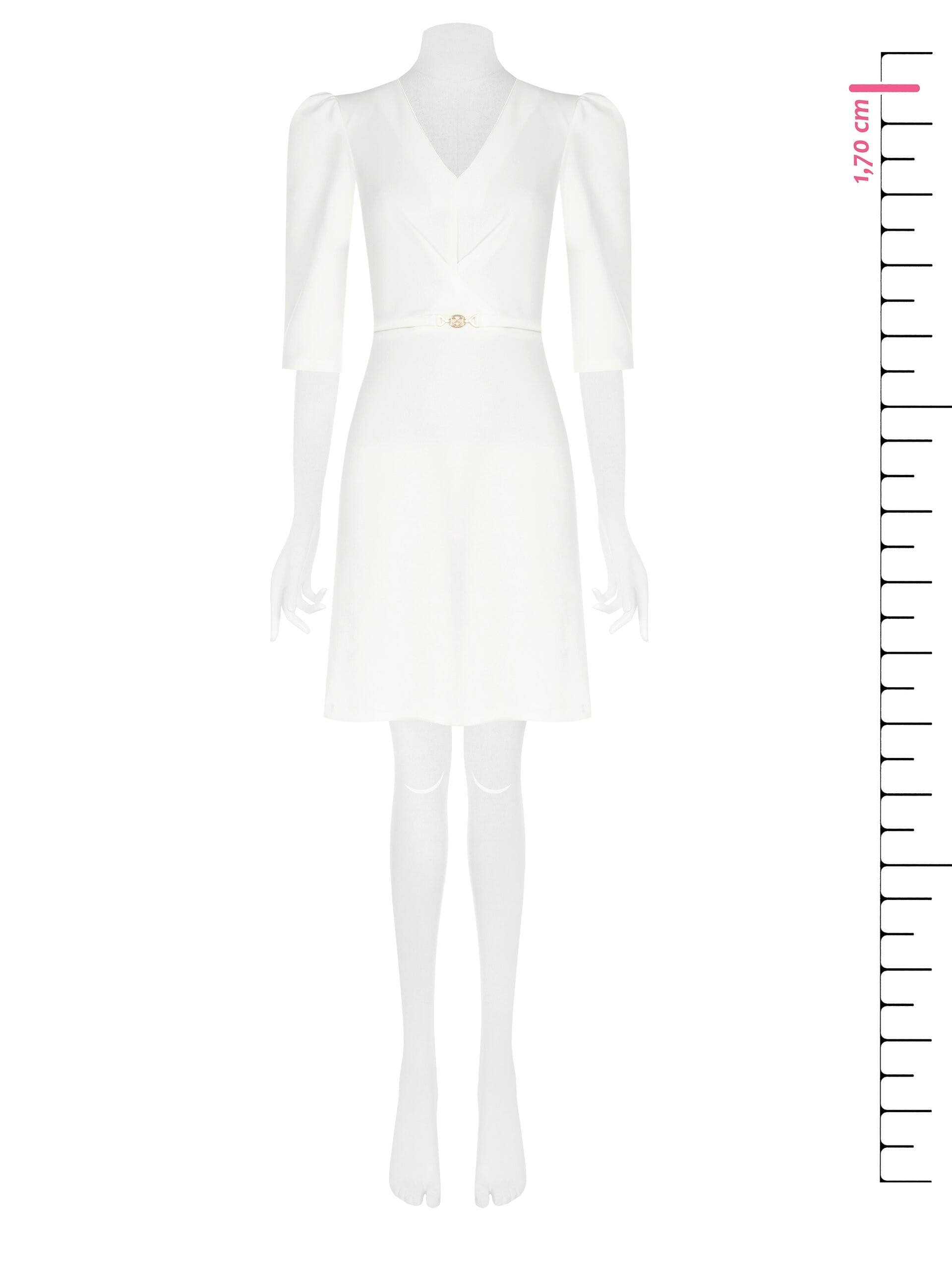 Abito Trapezio Con Logo Metallico Rinascimento