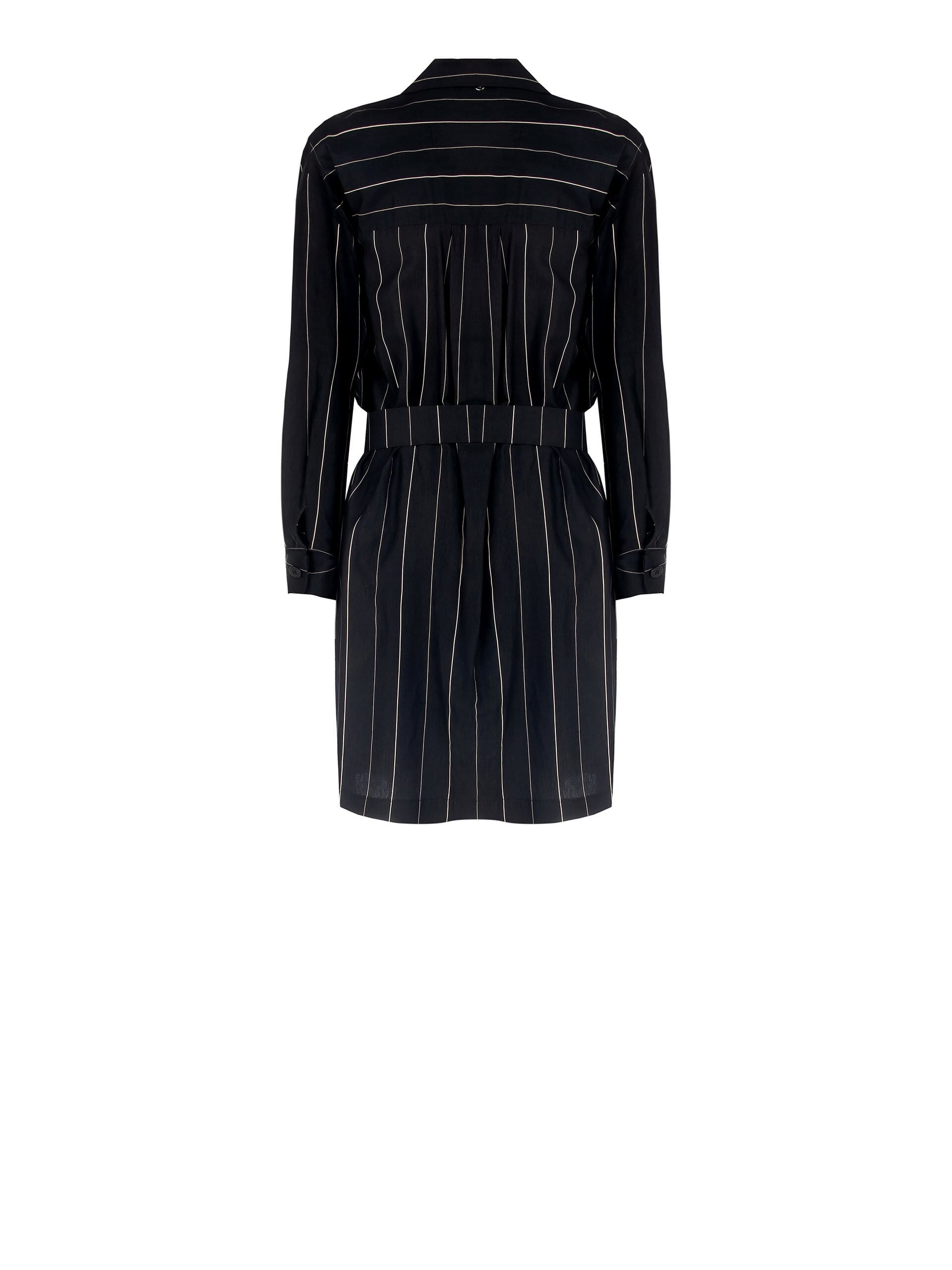 Short Chemisier Dress With Coordinated Rigid Belt Rinascimento