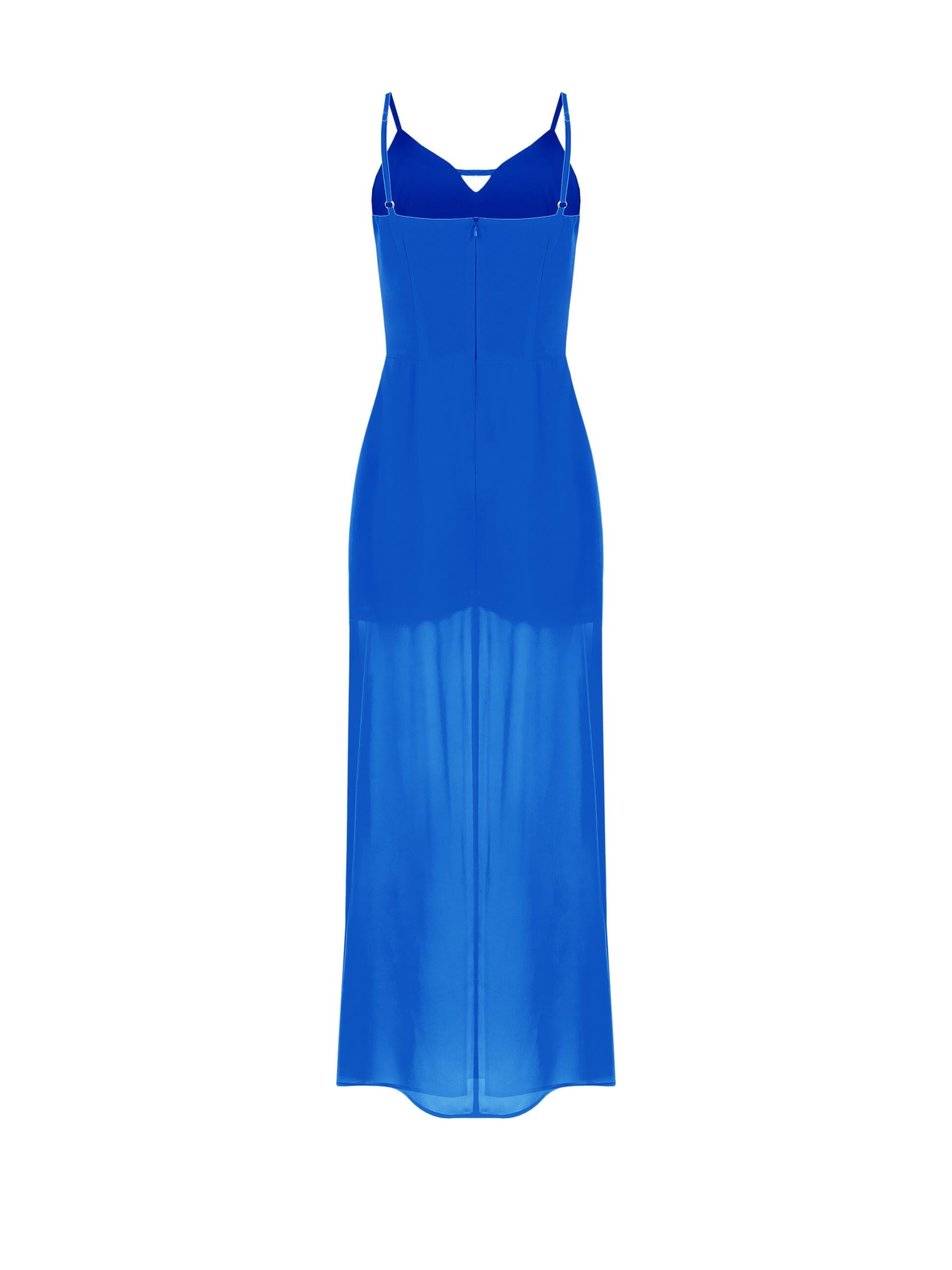 Tuta Intera Corta Con Strascico Effetto Gonna In Georgette Rinascimento